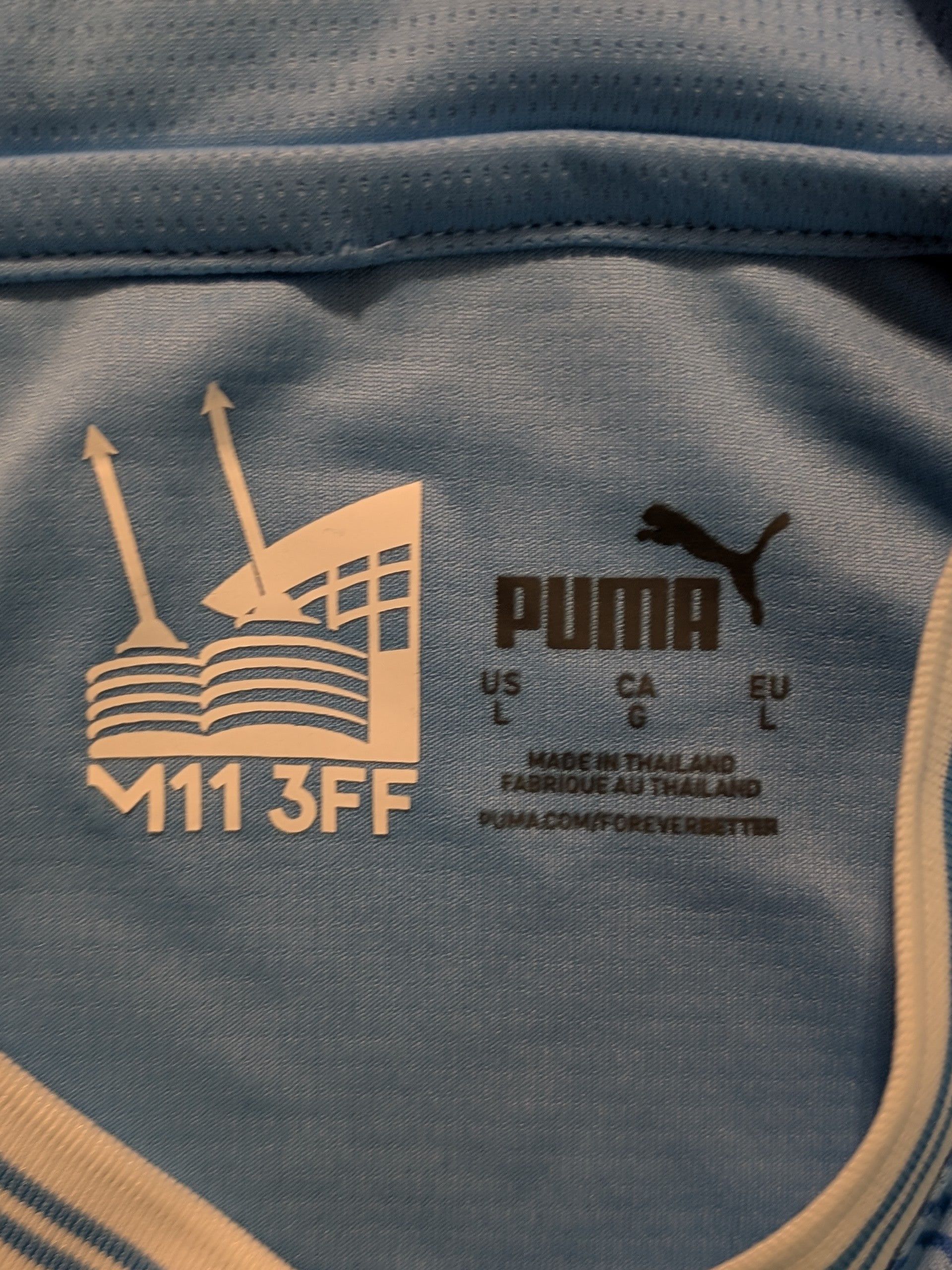 Puma 23/24 Puma Manchester City Home Jersey/Kit- Size L Size US L / EU 52-54 / 3 - 2 Thumbnail