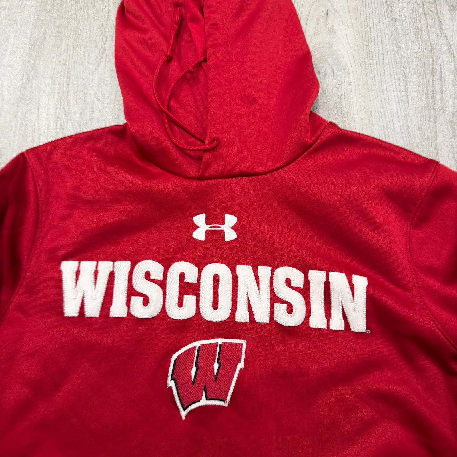 Under Armour Under Armour Wisconsin Badgers Hoodie Men's Small Red Size US S / EU 44-46 / 1 - 3 Thumbnail