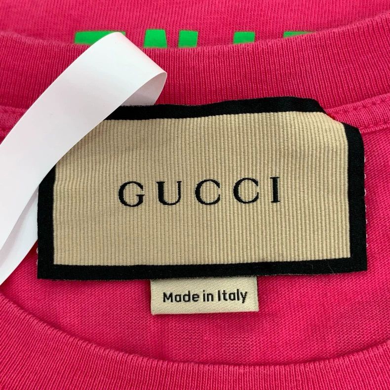 Gucci Gucci Logo letter print red round-neck cotton short-sleeved Size US XS / EU 42 / 0 - 5 Thumbnail