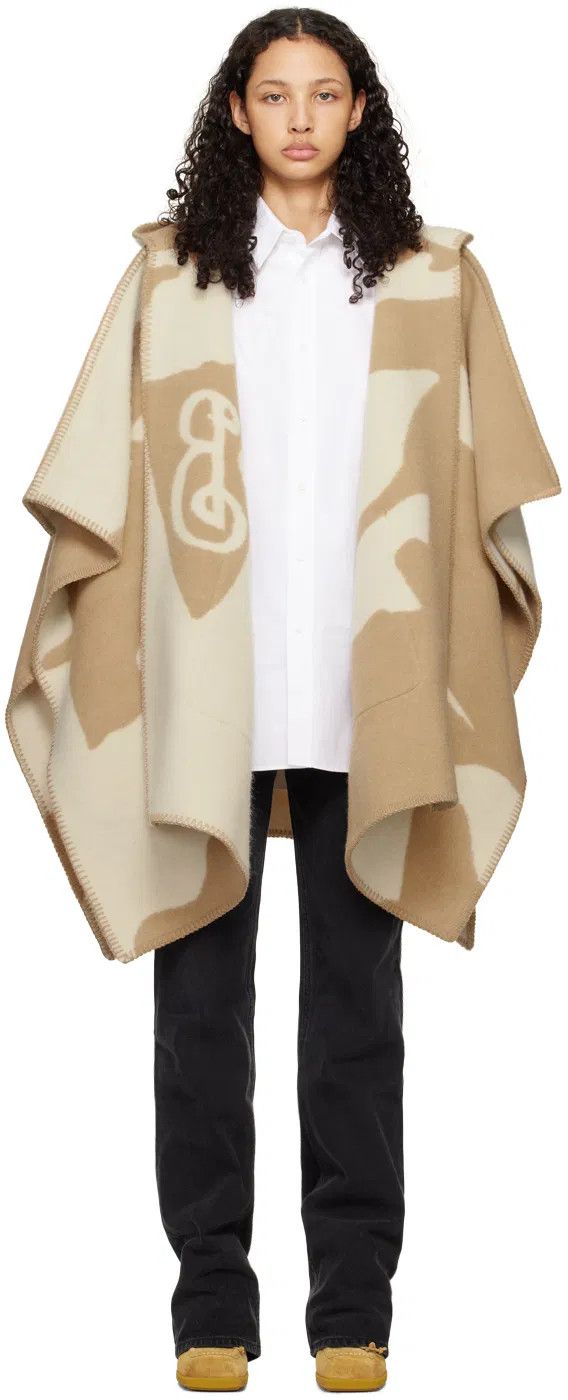 Burberry o1w1db10126 EKD Blanket Coat in Beige/Ivory Size ONE SIZE - 2 Thumbnail