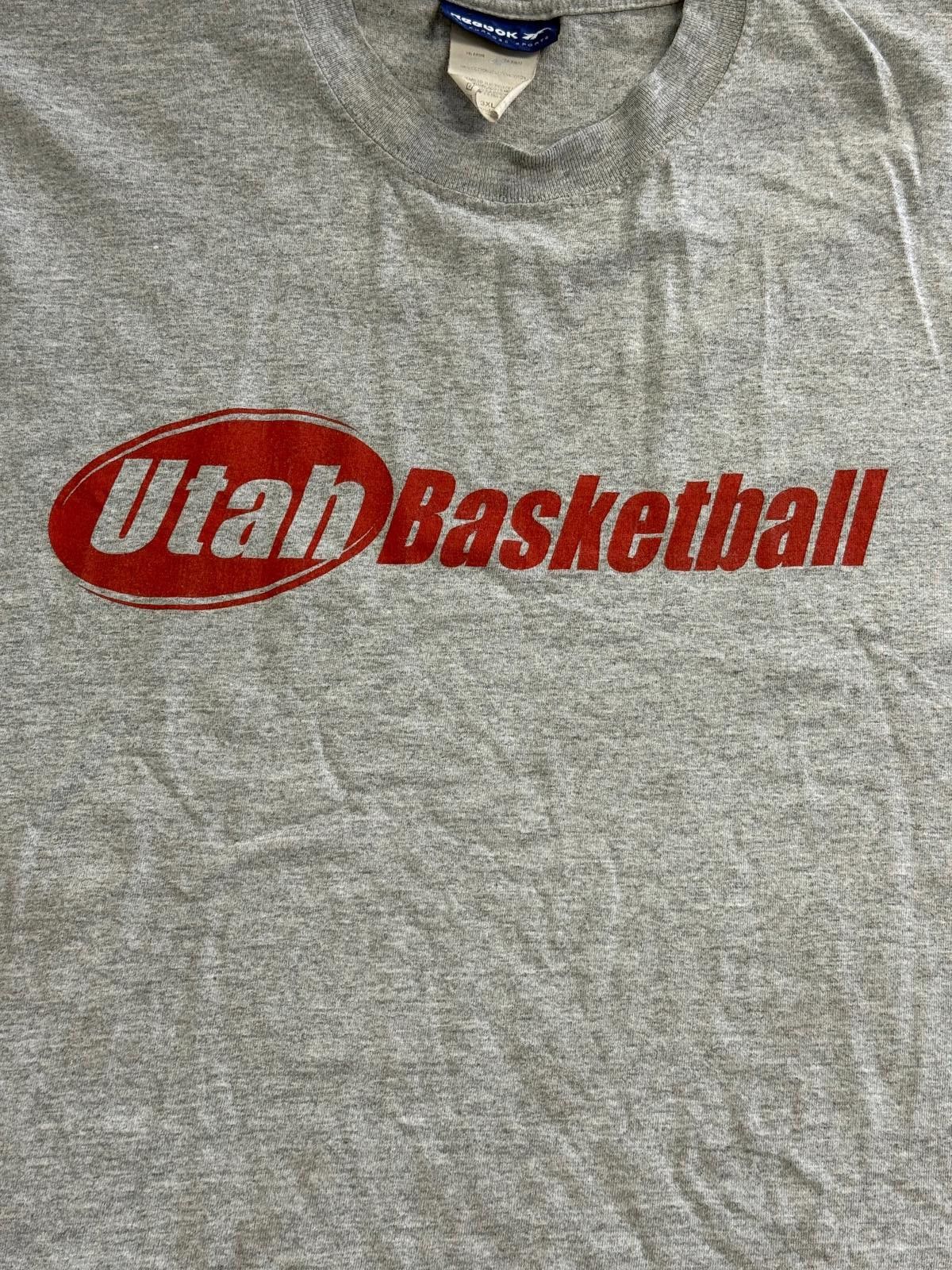 Designer VTG University of Utah Utes Basketball T-shirt Reebok 3XL Size US XXL / EU 58 / 5 - 5 Thumbnail