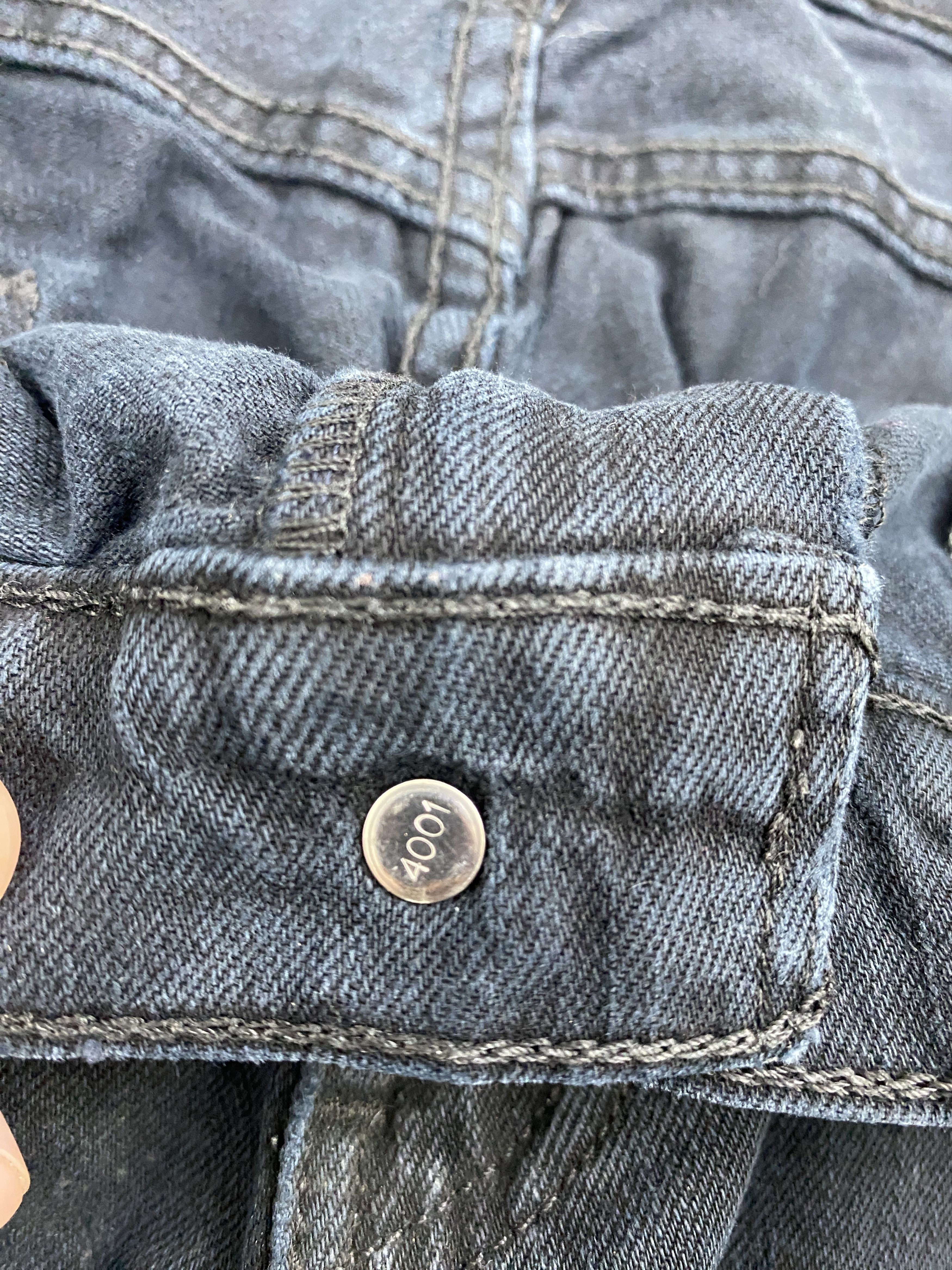 Levi's × Vintage Distressed Vintage Levis Faded Black Jeans Size US 33 - 15 Thumbnail
