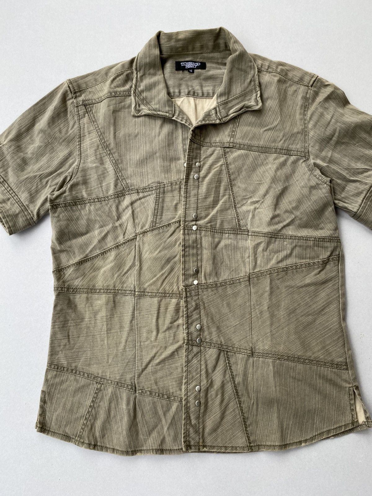Tornado Mart Tornado Mart Patchwork Shirt Size US M / EU 48-50 / 2 - 4 Thumbnail