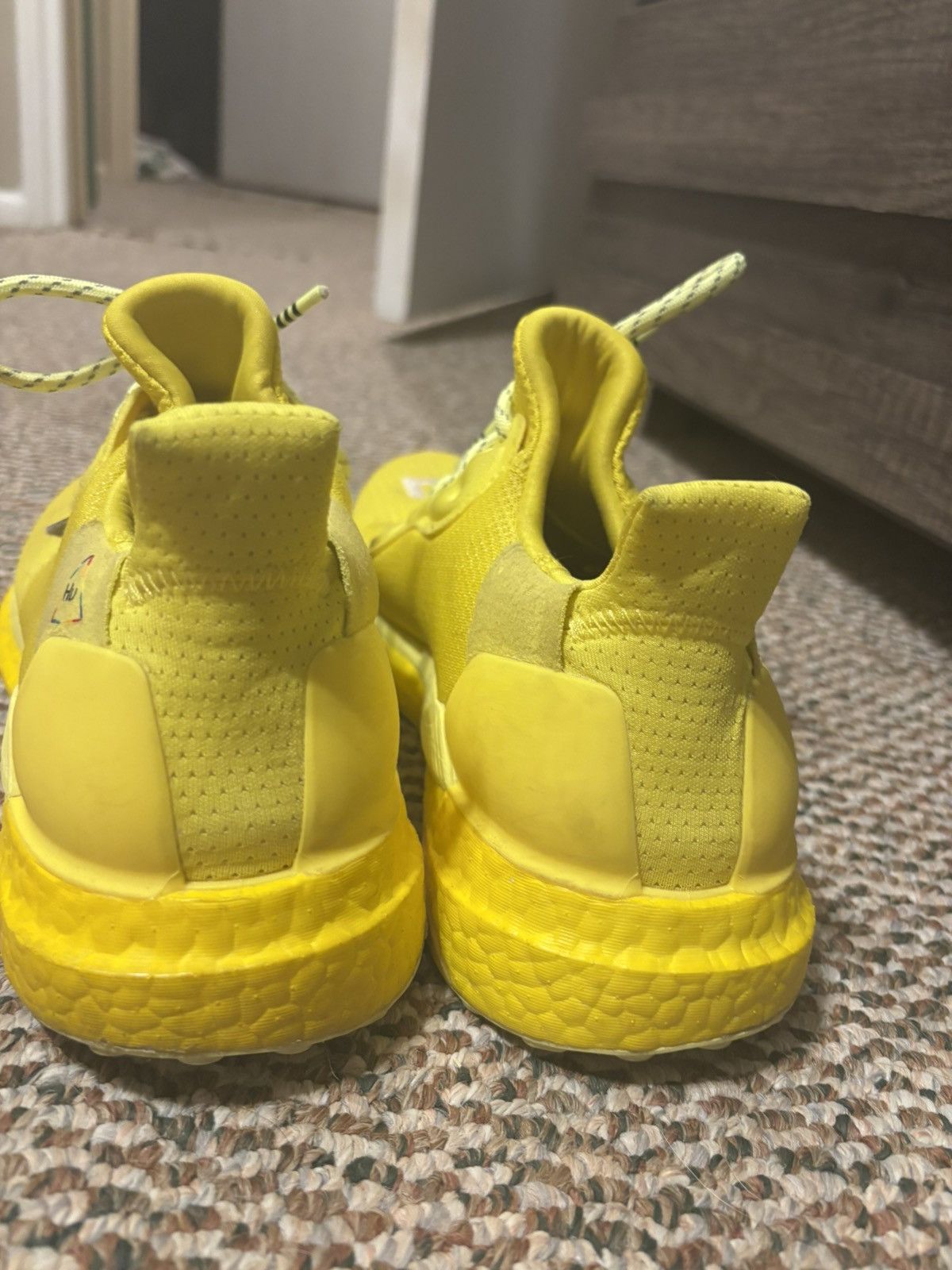 Adidas × Humanrace × Pharrell Adidas x Pharrell Solar Hu Glide Bright Yellow Size 9 Size US 9 / EU 42 - 3 Thumbnail