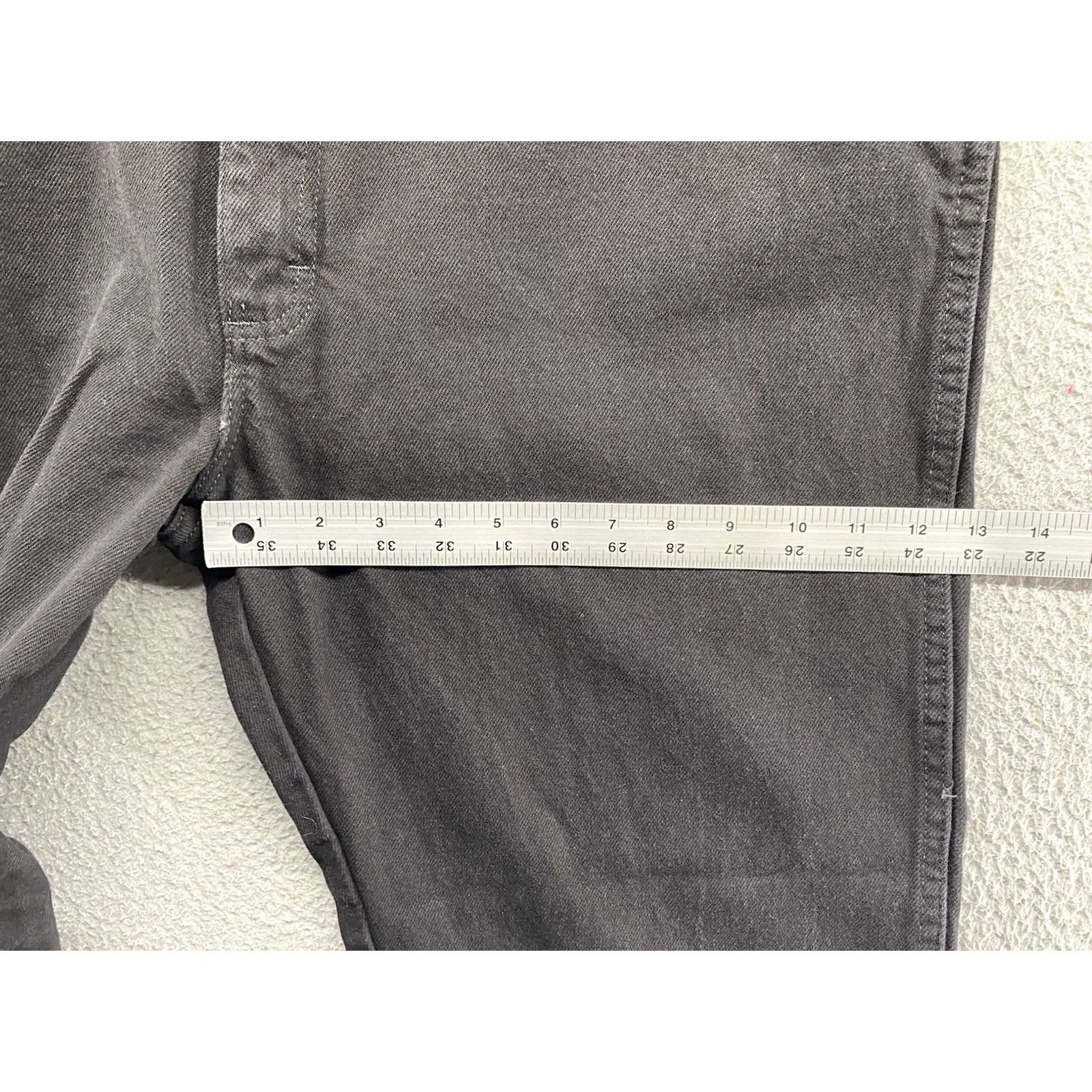 Denime VINTAGE Rustler Jeans 90s Black Denim Straight Leg Mens Tag Size 40x30 40 Men's 5-Pocket Design Slim? Size US 40 / EU 56 - 6 Thumbnail
