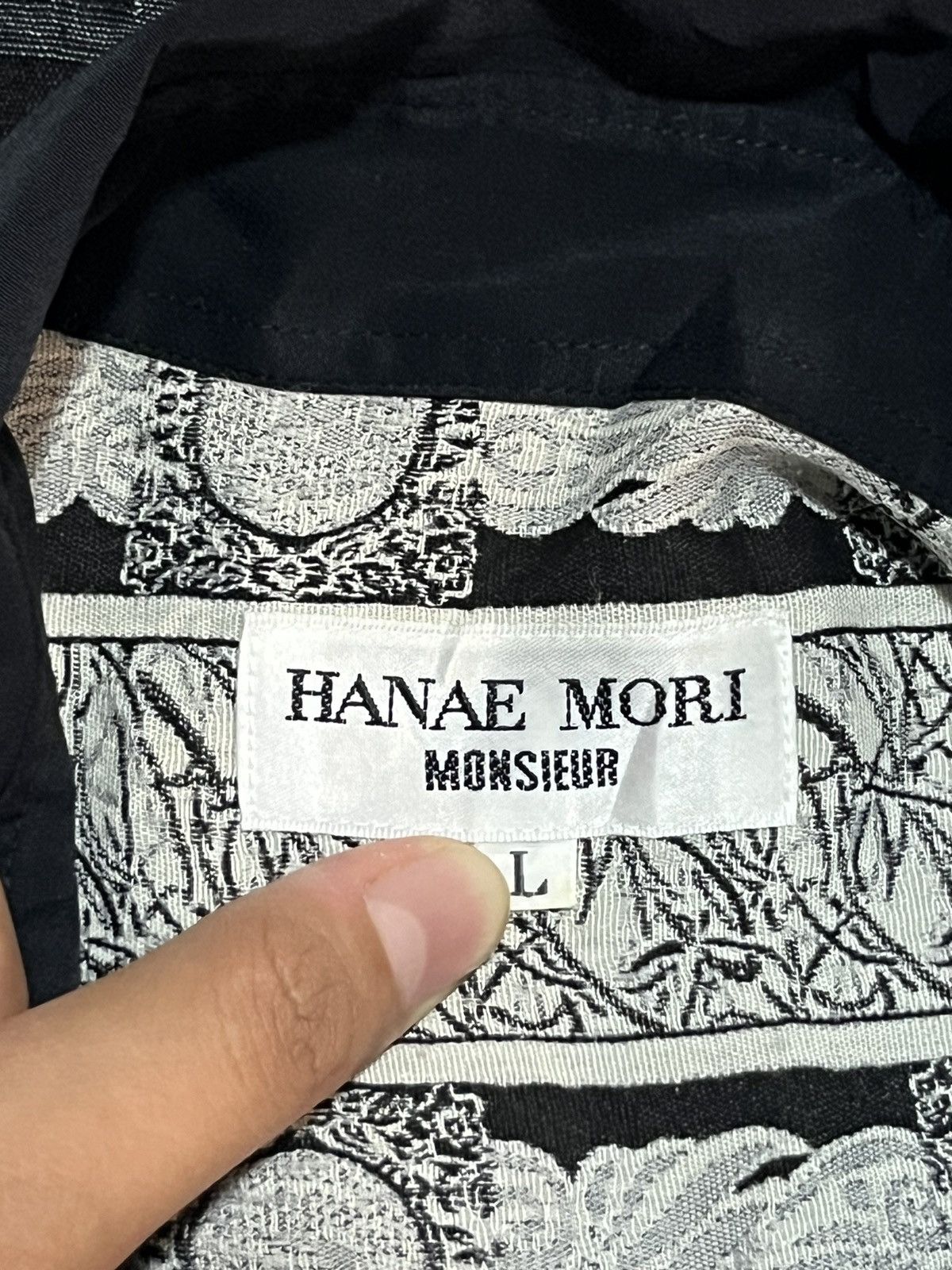 Designer × Hanae Mori × Japanese Brand Hanae Mori Monsieur Floral/abstract Pattern Shirt Size US L / EU 52-54 / 3 - 5 Thumbnail