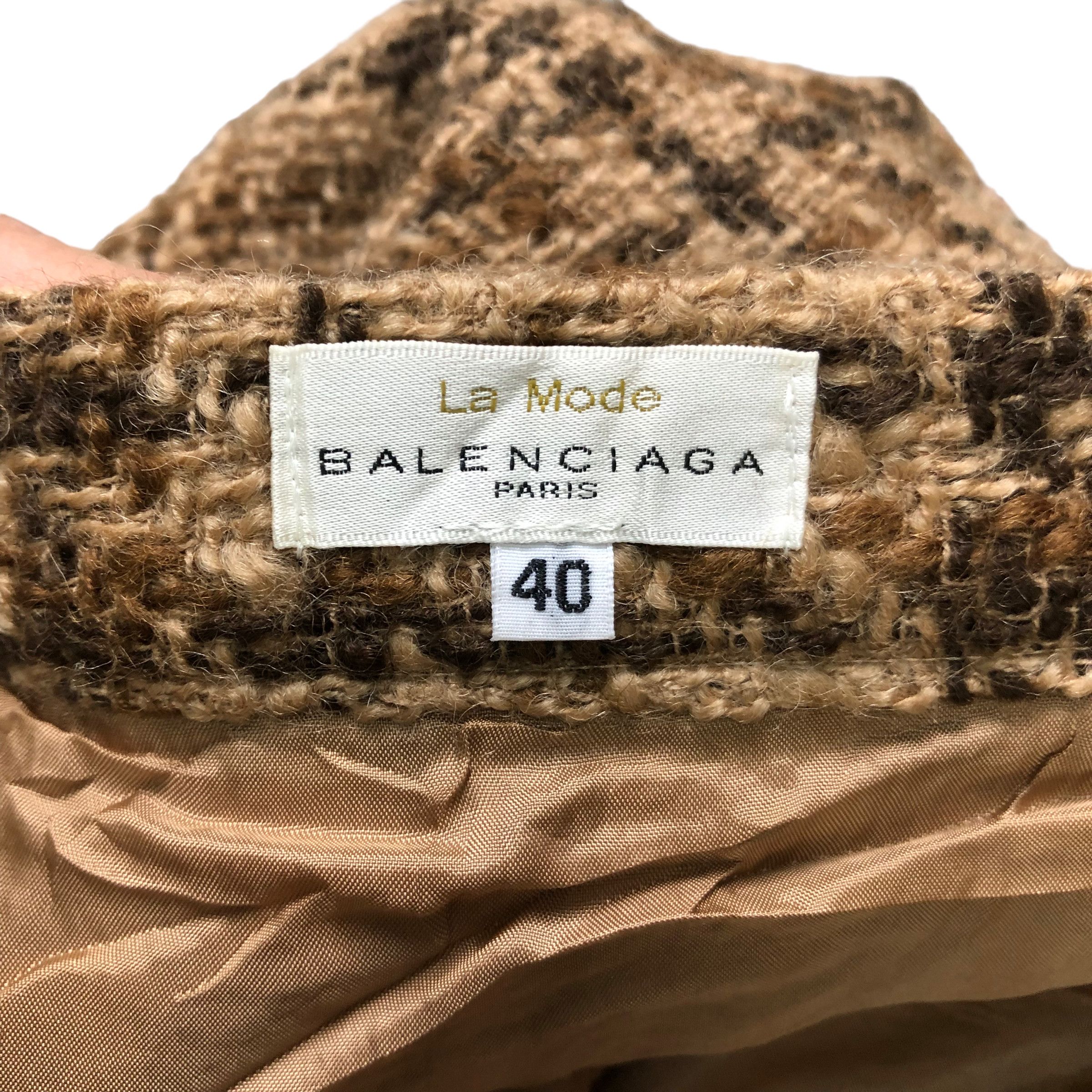 Balenciaga BALENCIAGA WOOL TARTAN SKIRTS #7292-126 Size 26" / US 2 / IT 38 - 4 Thumbnail