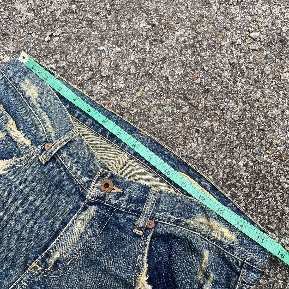 Kapital Flared Distressed Mudwash Jeans Chip & Pepper Boot Cut Denim Size US 29 - 11 Thumbnail