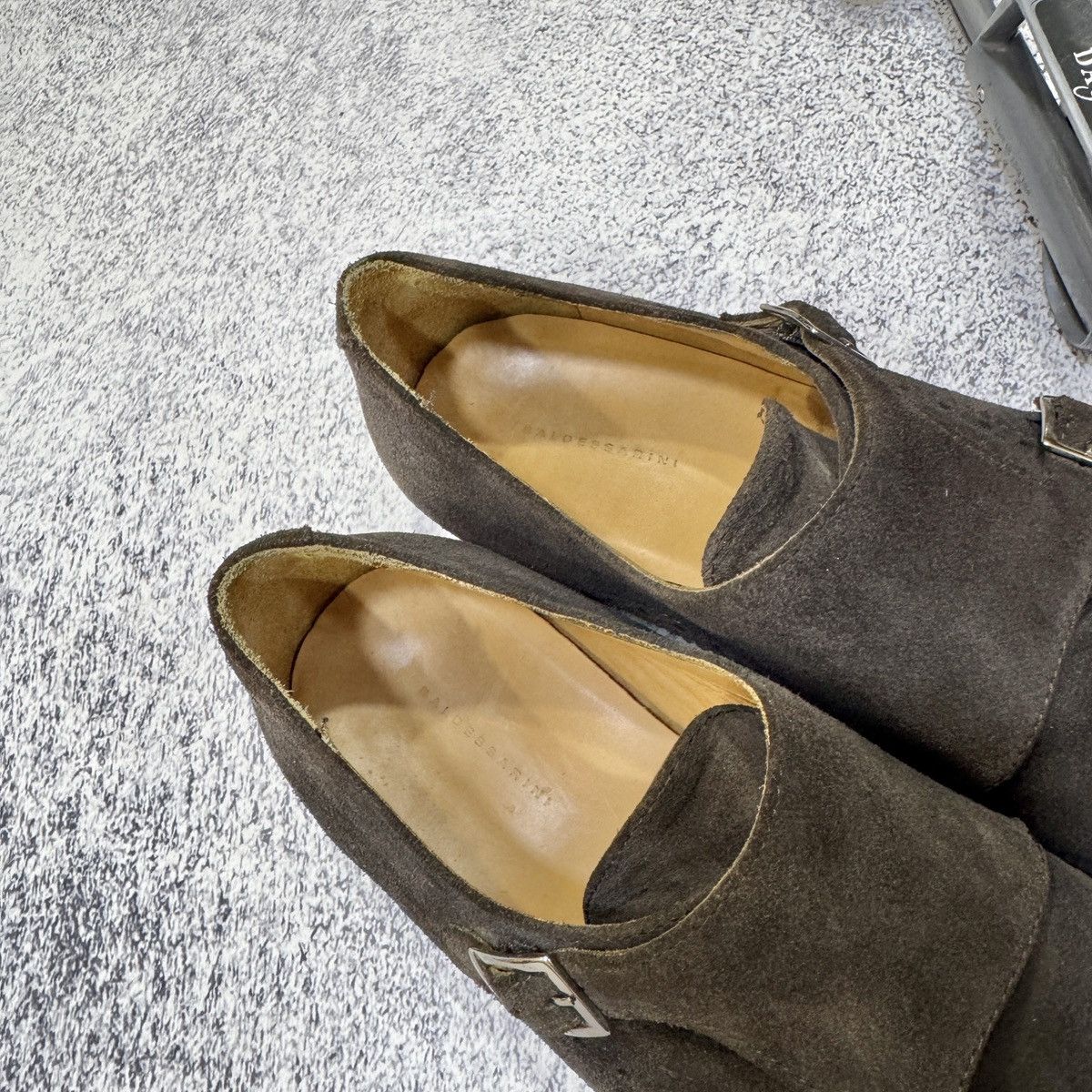 Baldessarini Baldessarini Welted Double Monk Straps Brown Suede UK10 Size US 11 / EU 44 - 10 Thumbnail