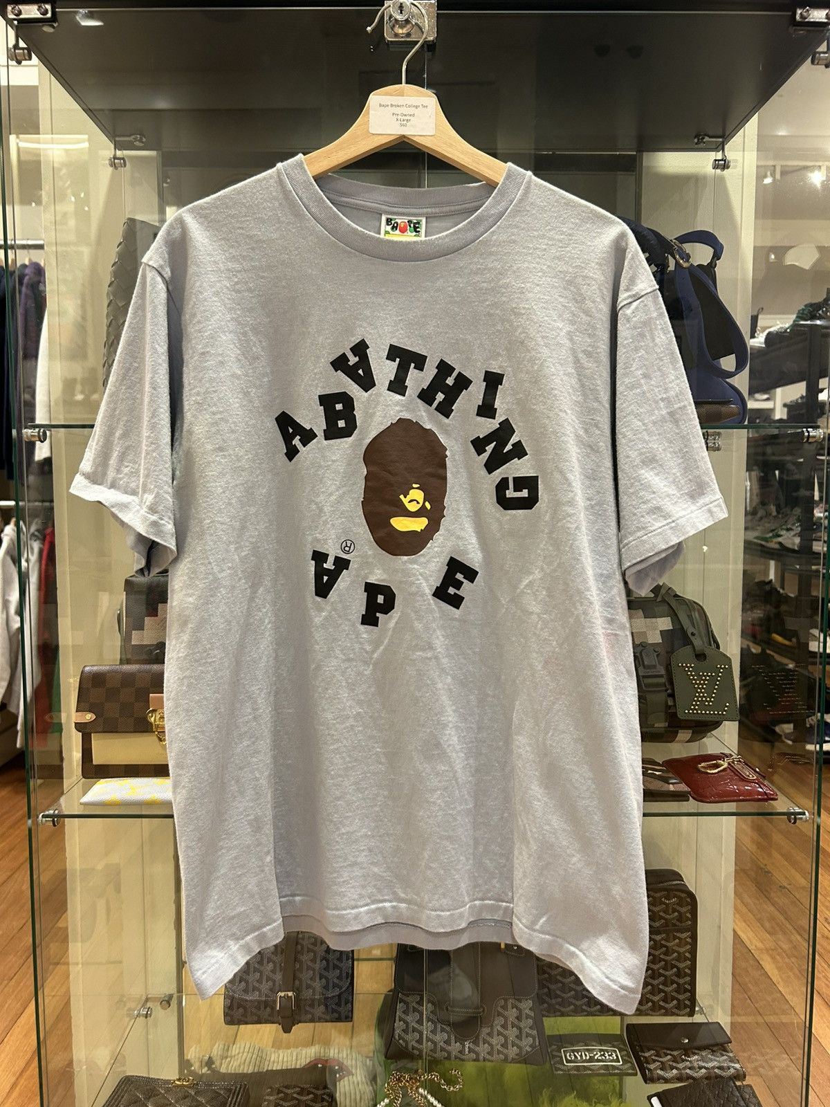 Bape Bape Broken College Tee Size US XL / EU 56 / 4 - 1 Thumbnail
