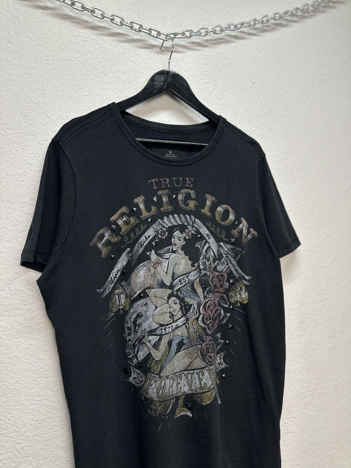 True Religion Vintage True Religion USA T-shirt Y2K streetwear Japan Size US XL / EU 56 / 4 - 4 Thumbnail
