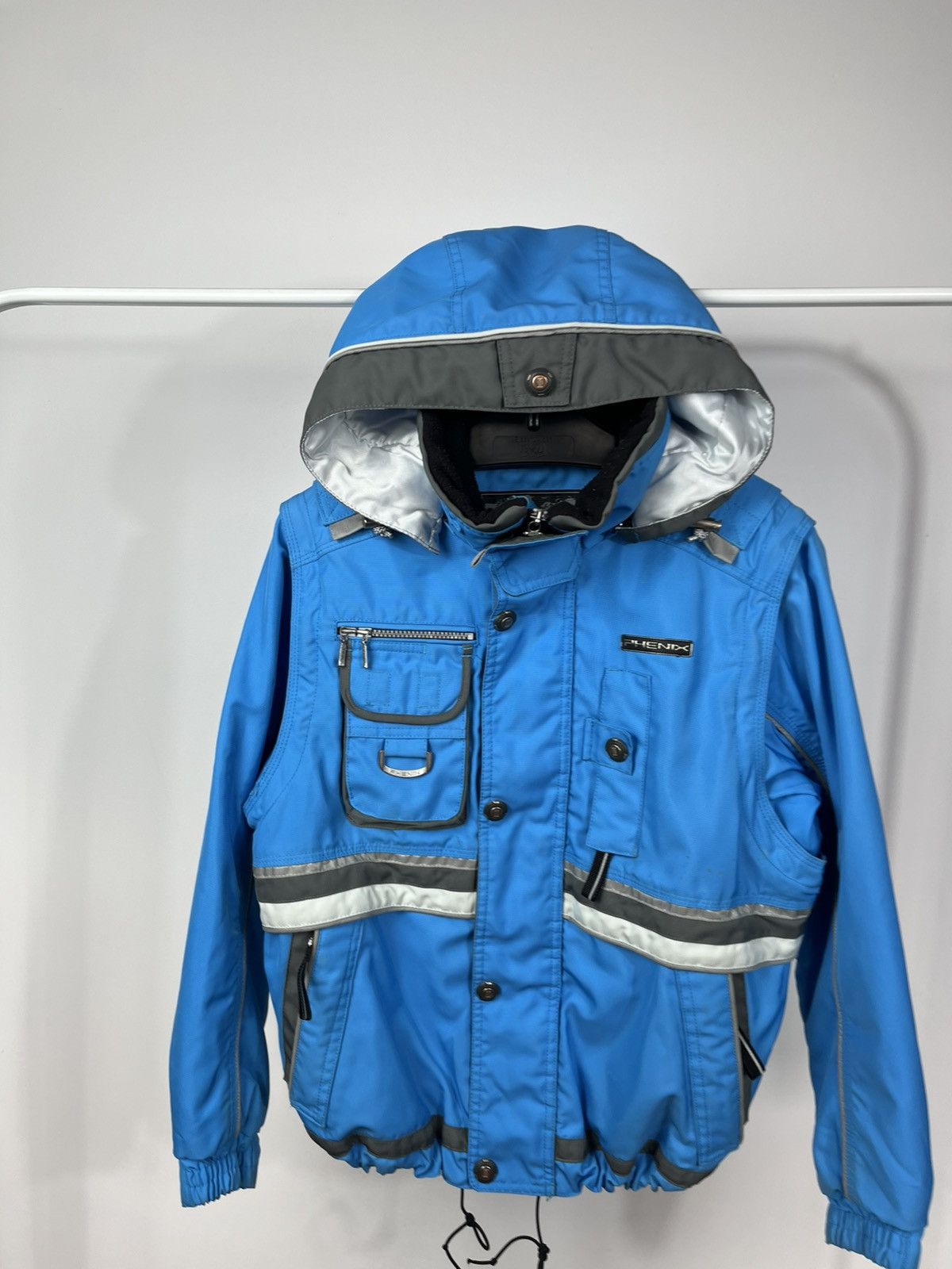 Phenix Phenix Ski Jacket Women Blue Hooded Winter Snow Coat US 6 Size M / US 6-8 / IT 42-44 - 2 Thumbnail
