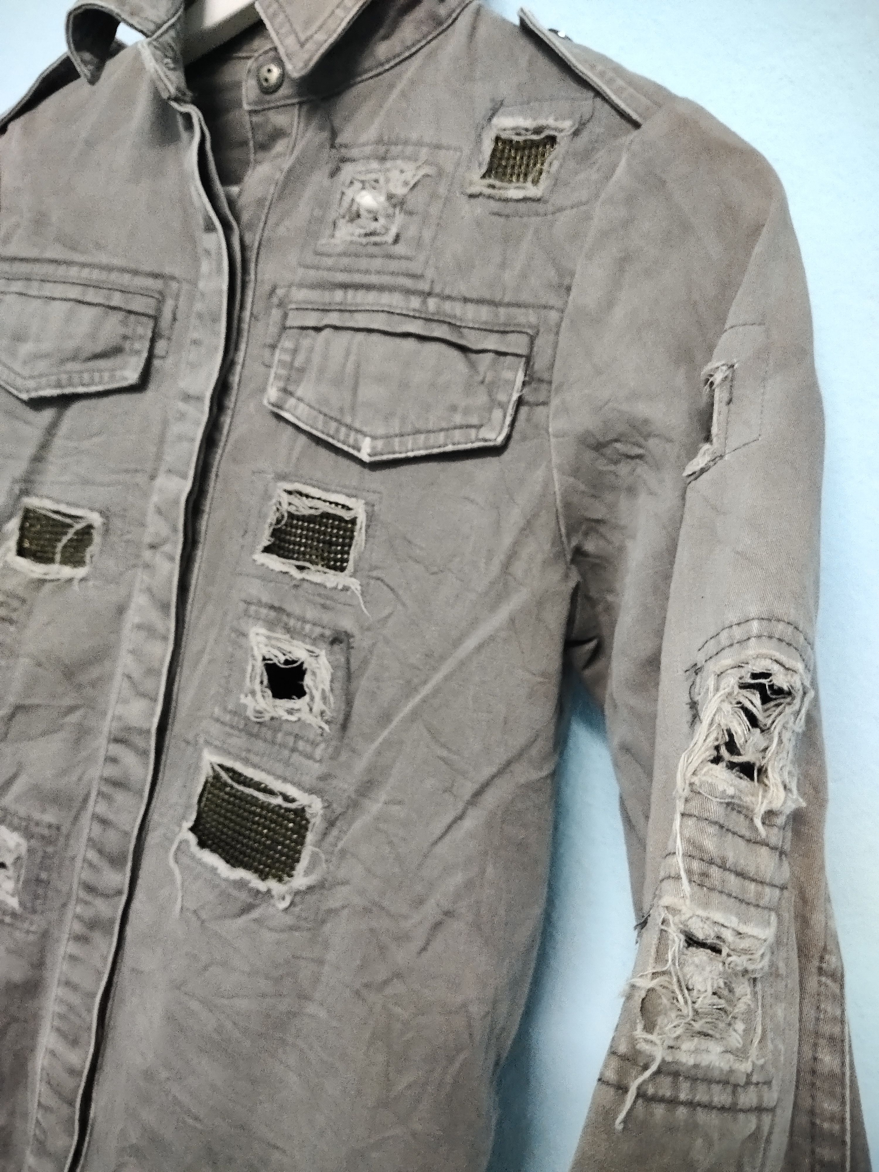 Japanese Brand Phaedra Tokyo Distressed Denim Faded Colour Size XS / US 0-2 / IT 36-38 - 7 Thumbnail