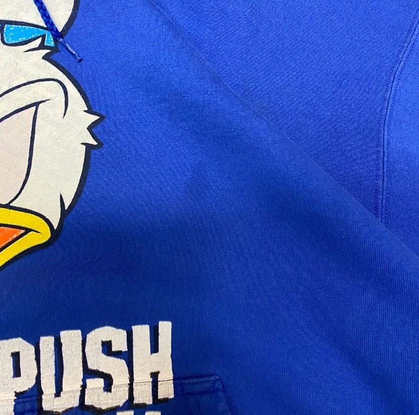 Disney Vintage Donald Duck royal blue funny hoodie Size US XL / EU 56 / 4 - 4 Thumbnail