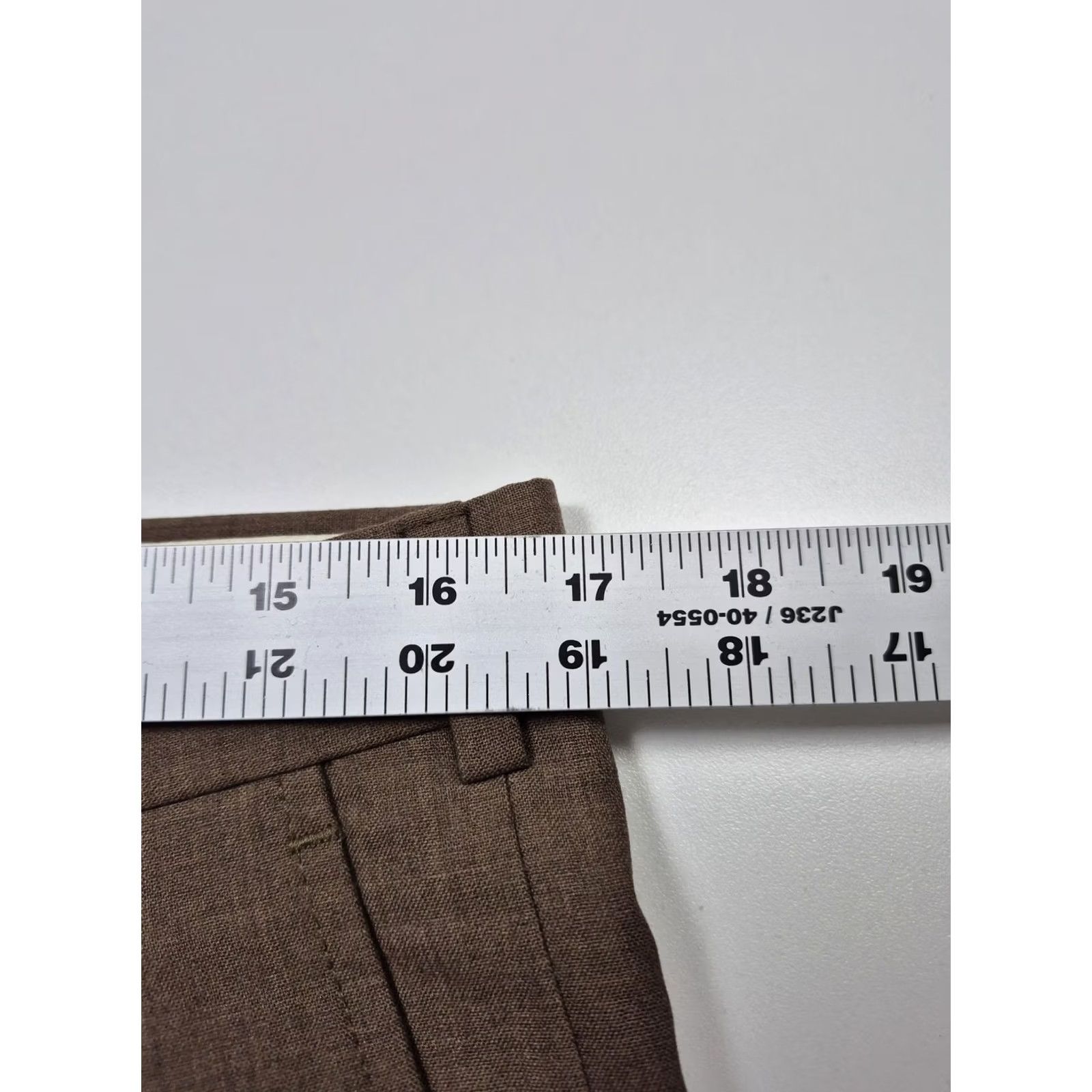 Vintage Stuart Edward Limited Dress Pants Mens 34x36 Beige Wool Pleated Unhemmed NWT Size US 34 / EU 50 - 7 Thumbnail