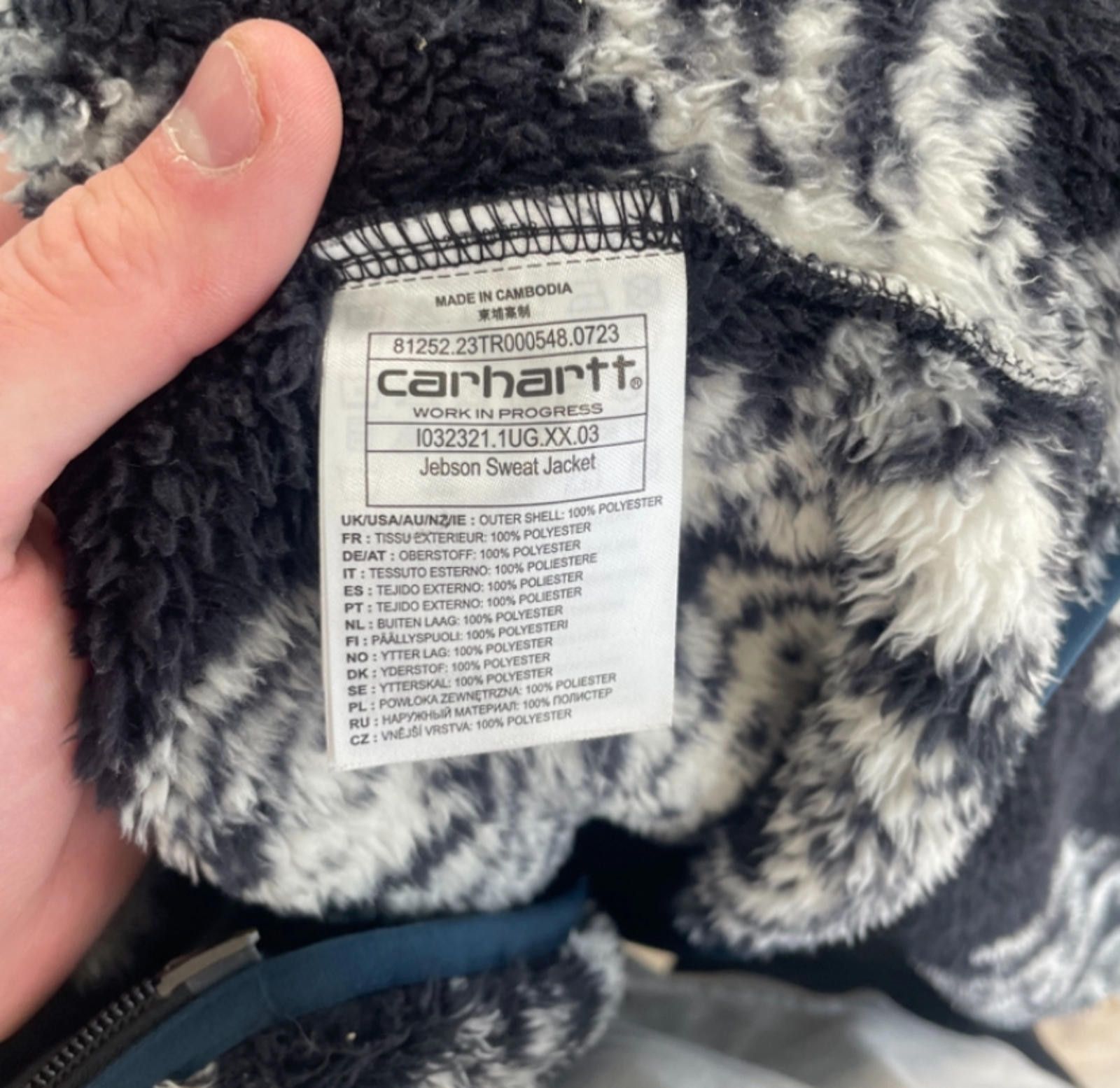 Carhartt Carhartt Sherpa Jebson Sweat Fleece Jackets Size US L / EU 52-54 / 3 - 8 Thumbnail