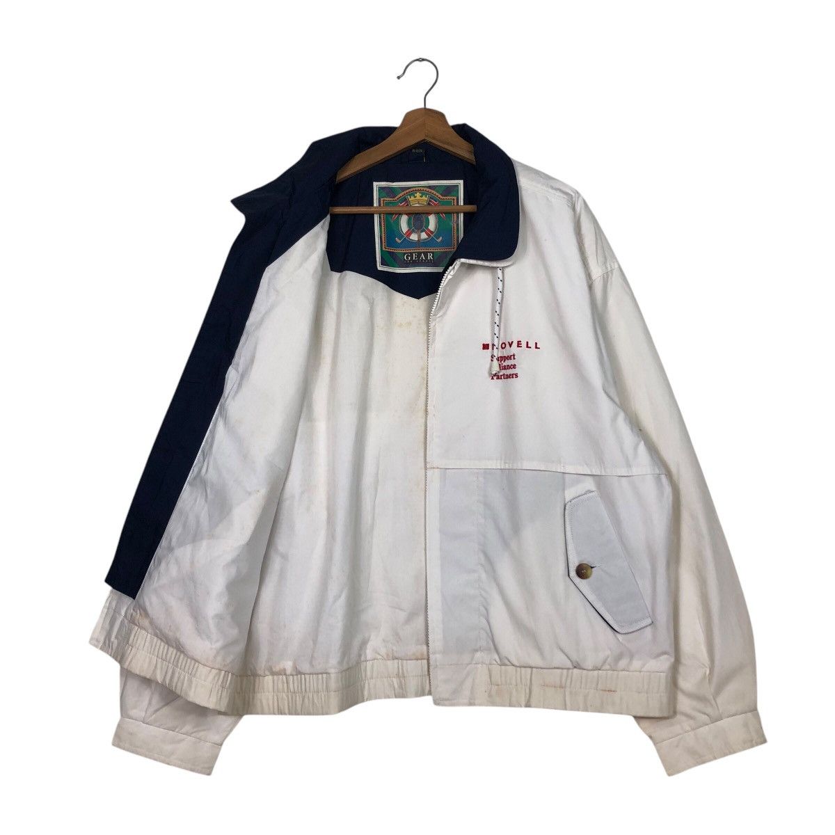 Japanese Brand 📌Vintage Bomber Jacket Gear For Sport Lining Issey Miyake Size US L / EU 52-54 / 3 - 12 Thumbnail