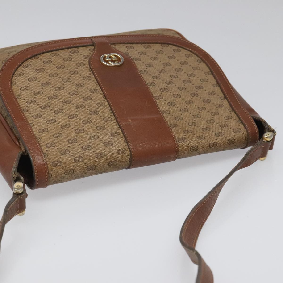 Gucci GUCCI Micro GG Canvas Shoulder Bag Pvc Beige Size ONE SIZE - 6 Thumbnail