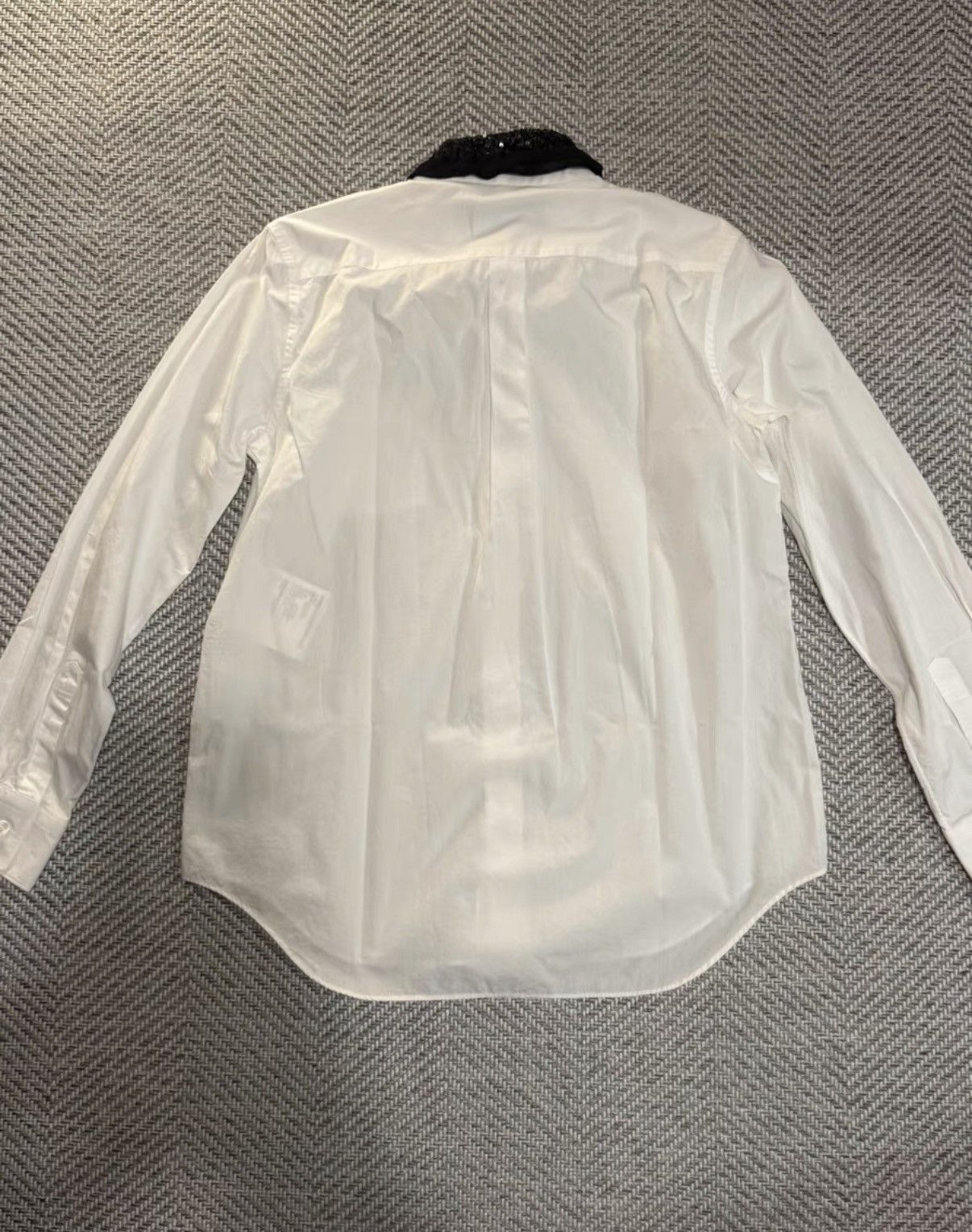 Comme des Garcons COMME des GARCONS tricot Lace & Sequin Collar Shirt K24 Size M / US 6-8 / IT 42-44 - 7 Thumbnail