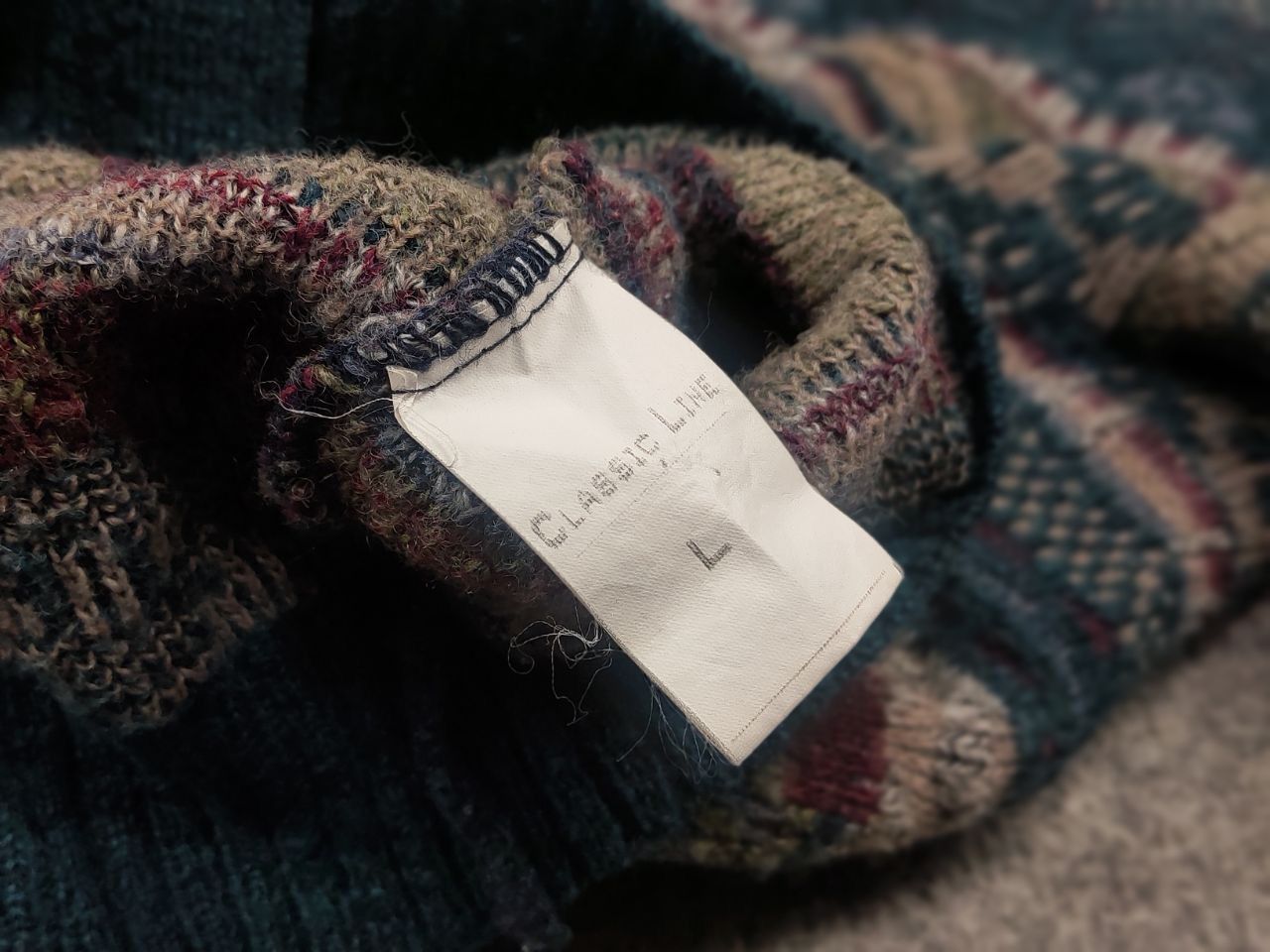 Japanese Brand Vintage Japan coogi Style Wool Blend sweater Cardigan Y2K Size US L / EU 52-54 / 3 - 13 Thumbnail