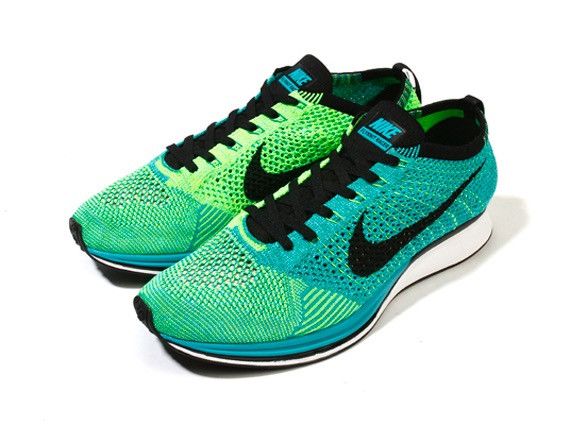 Nike Nike Flyknit Racer "Sport Turquoise" Size US 9.5 / EU 42-43 - 21 Thumbnail