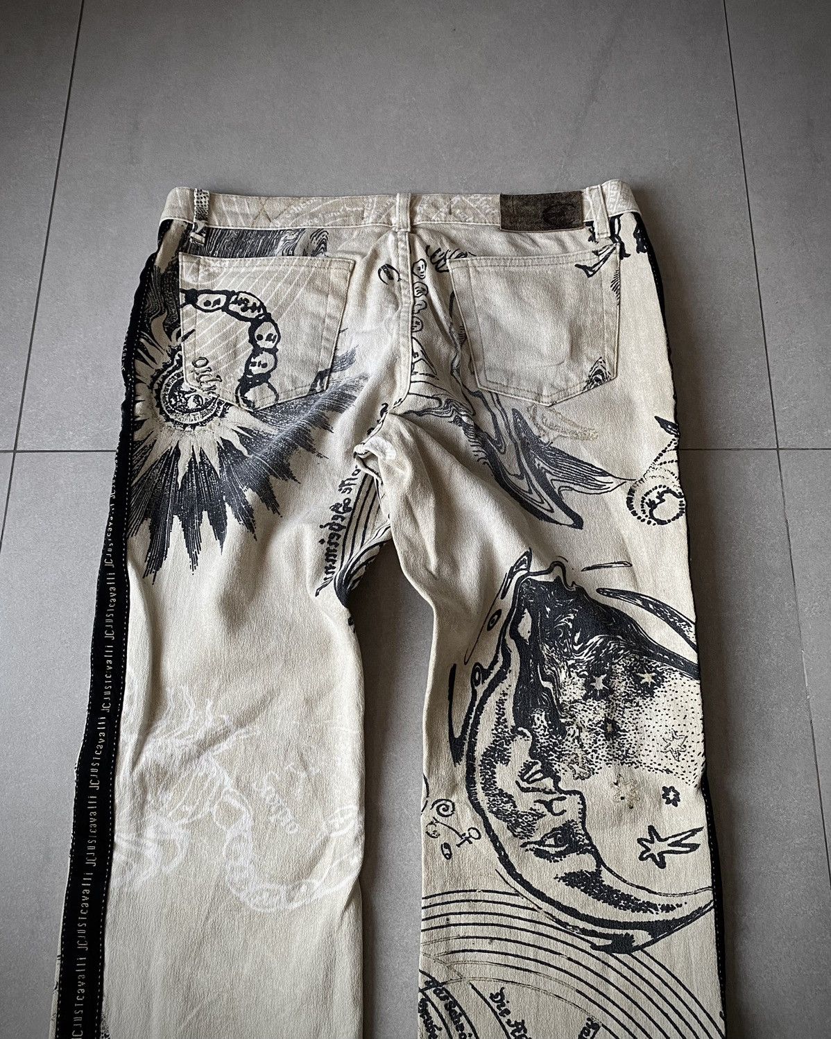 Just Cavalli Just Cavalli AW03 Astrology Stripe Pants Size US 35 - 9 Thumbnail