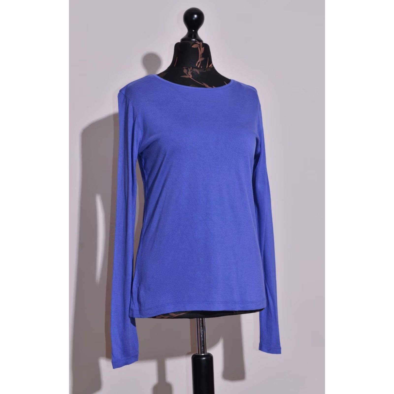 Vintage Gudrun Sjoden Womens Casual Modal Long Sleeve Top Shirt Blue M Size M / US 6-8 / IT 42-44 - 2 Thumbnail