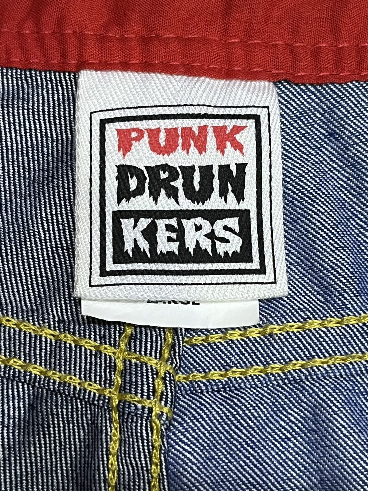 DrunknMunky PUNK DRUNKERS Revolution x Che Guevara Parody Hybrid Shorts Size US 31 - 12 Thumbnail