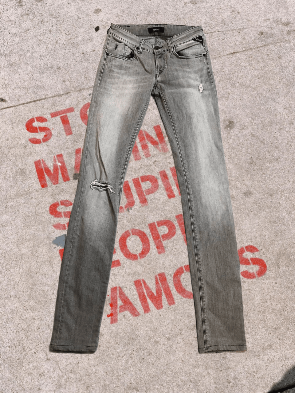 Replay Vintage Replay Jeans Streetwear Size 27" / US 4 / IT 40 - 1 Thumbnail
