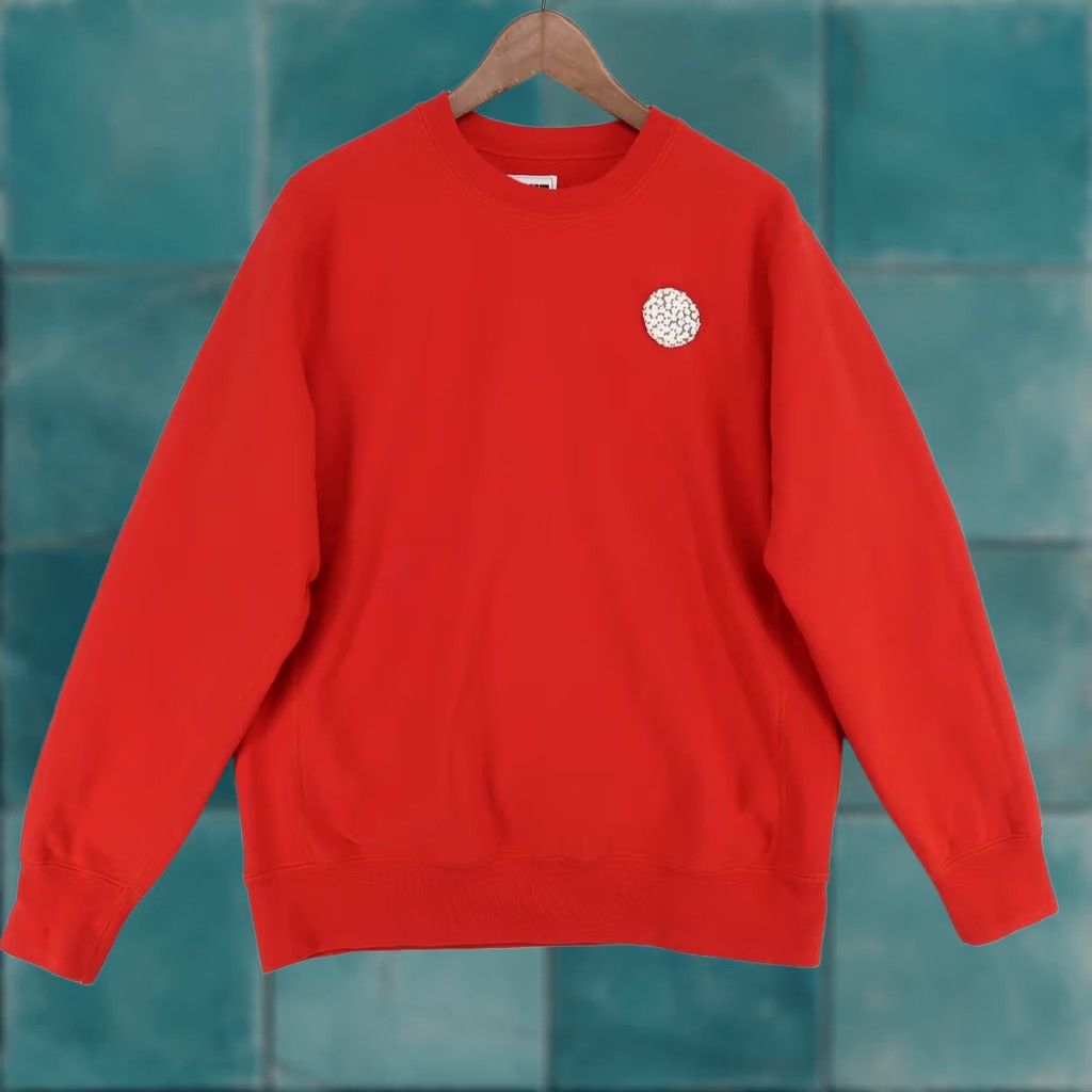 Bally VINTAGE WHIM GOLF Sweatshirt Mens Large Red Beaded Ball Crewneck Pullover Long Sleeve Size US L / EU 52-54 / 3 - 1 Thumbnail