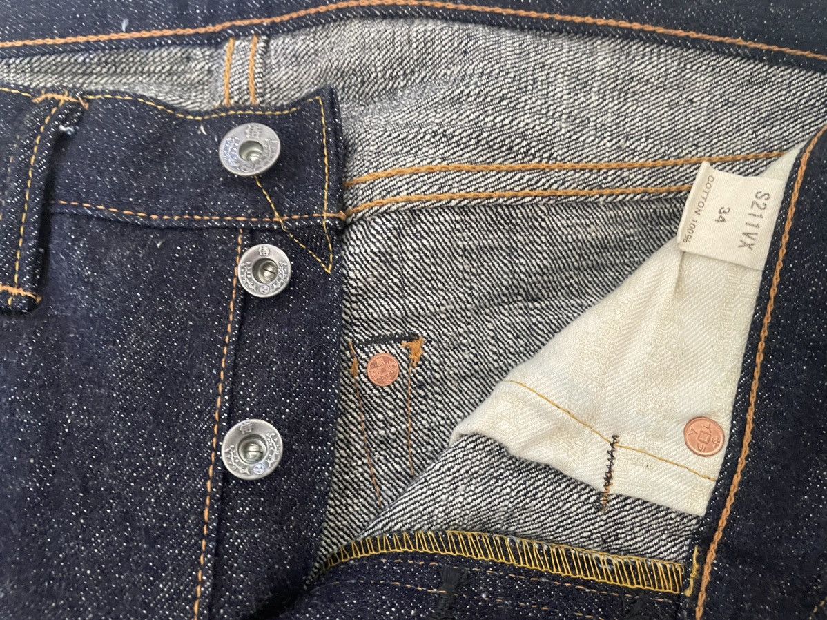 Samurai Jeans Samurai S211VX Benkei 17oz Lot #25 Size US 34 / EU 50 - 3 Thumbnail