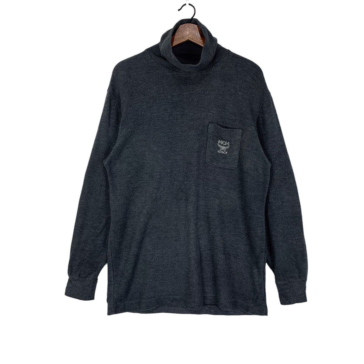 MCM × Vintage Vintage MCM Golf Turtle Neck Sweatshirt Size US M / EU 48-50 / 2 - 1 Thumbnail