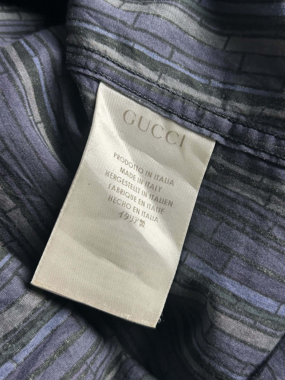 Gucci Gucci Bamboo Print Shirt Size US S / EU 44-46 / 1 - 7 Thumbnail