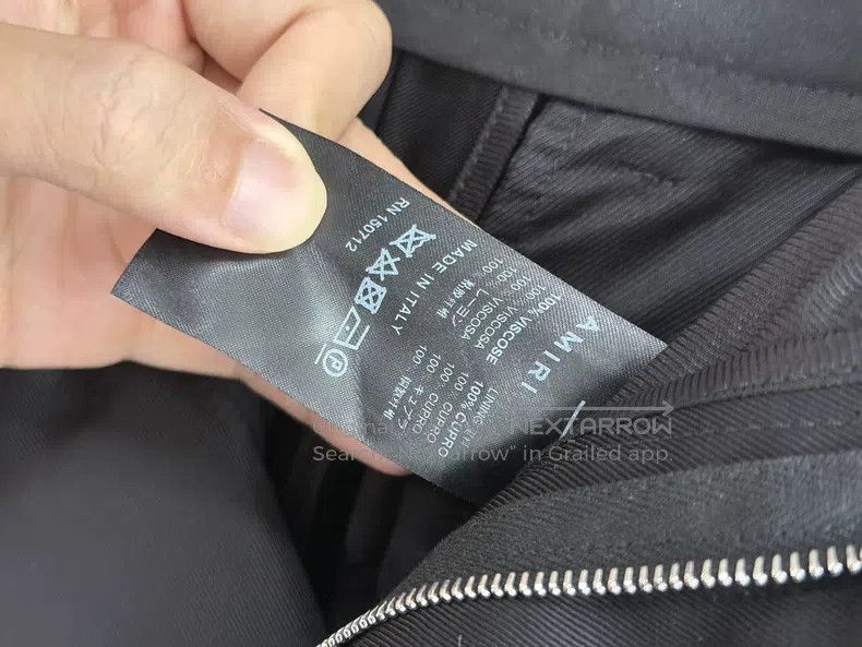 Amiri Amiri Serged dress pants with drape Size US 30 / EU 46 - 6 Thumbnail