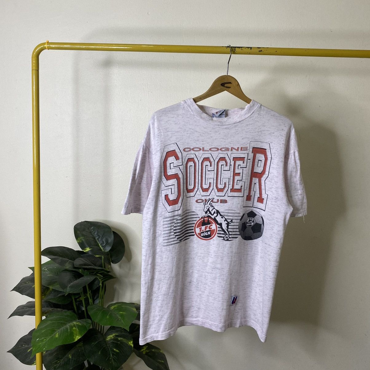 Vintage 1990s FC Koln Football Club T Shirt Size US L / EU 52-54 / 3 - 1 Thumbnail