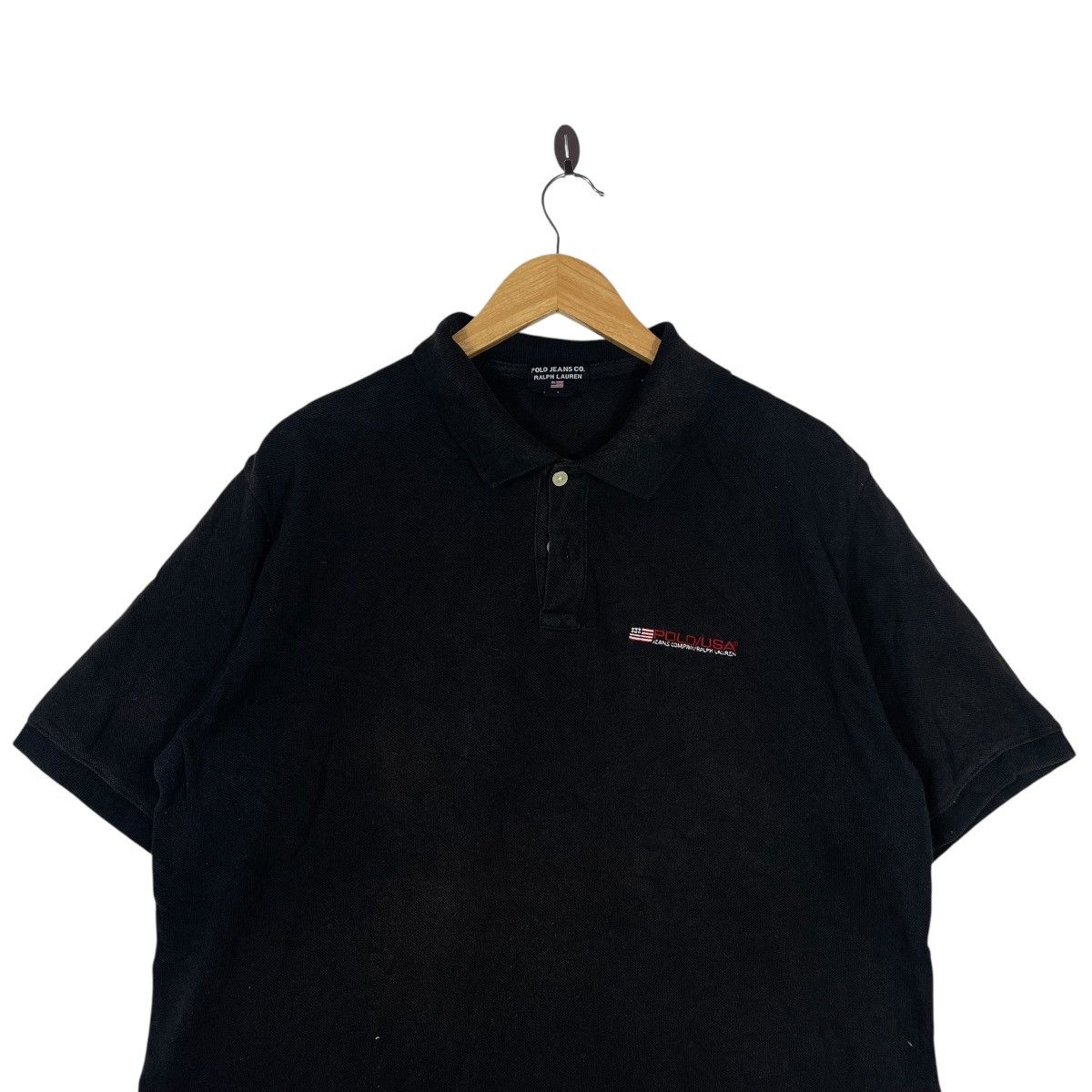 Polo Ralph Lauren Vintage Polo Jeans Co Ralph Lauren Polo USA Black Embroidere Size US L / EU 52-54 / 3 - 2 Thumbnail