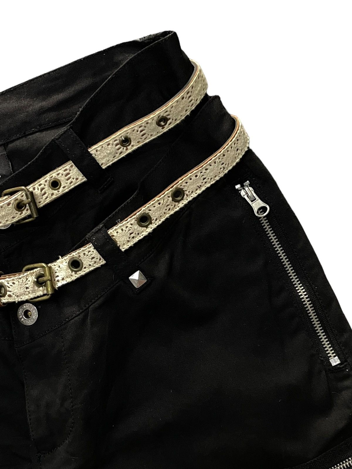 Japanese Brand Tokyo Ikebukuro Cyber Punk Bondage Cargo Pants Size US 30 / EU 46 - 8 Thumbnail