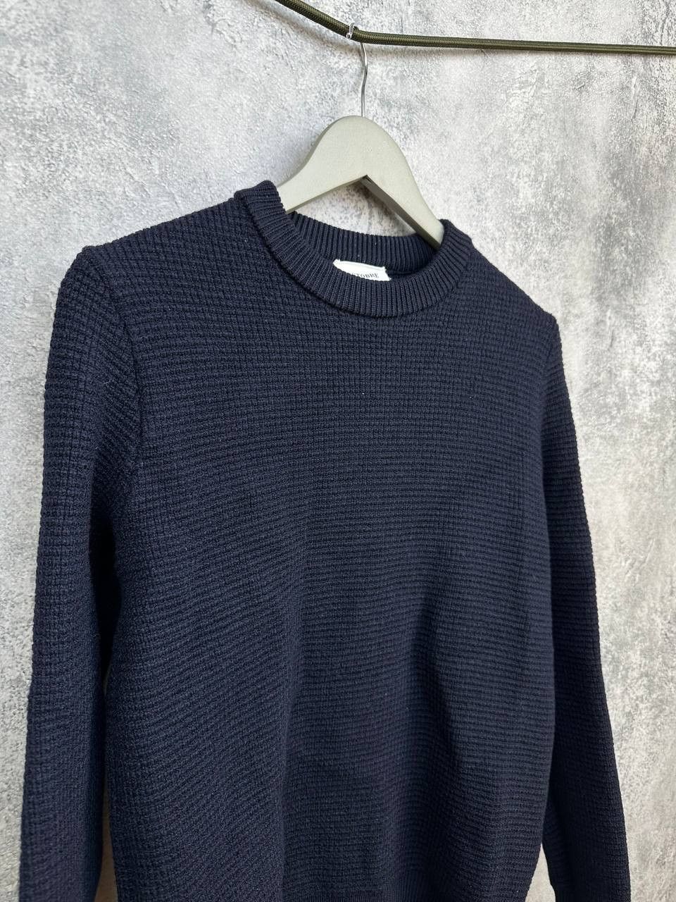 Other Octobre Editions 100% Merino Wool Waffle Knit Sweater Navy Size US XS / EU 42 / 0 - 3 Thumbnail