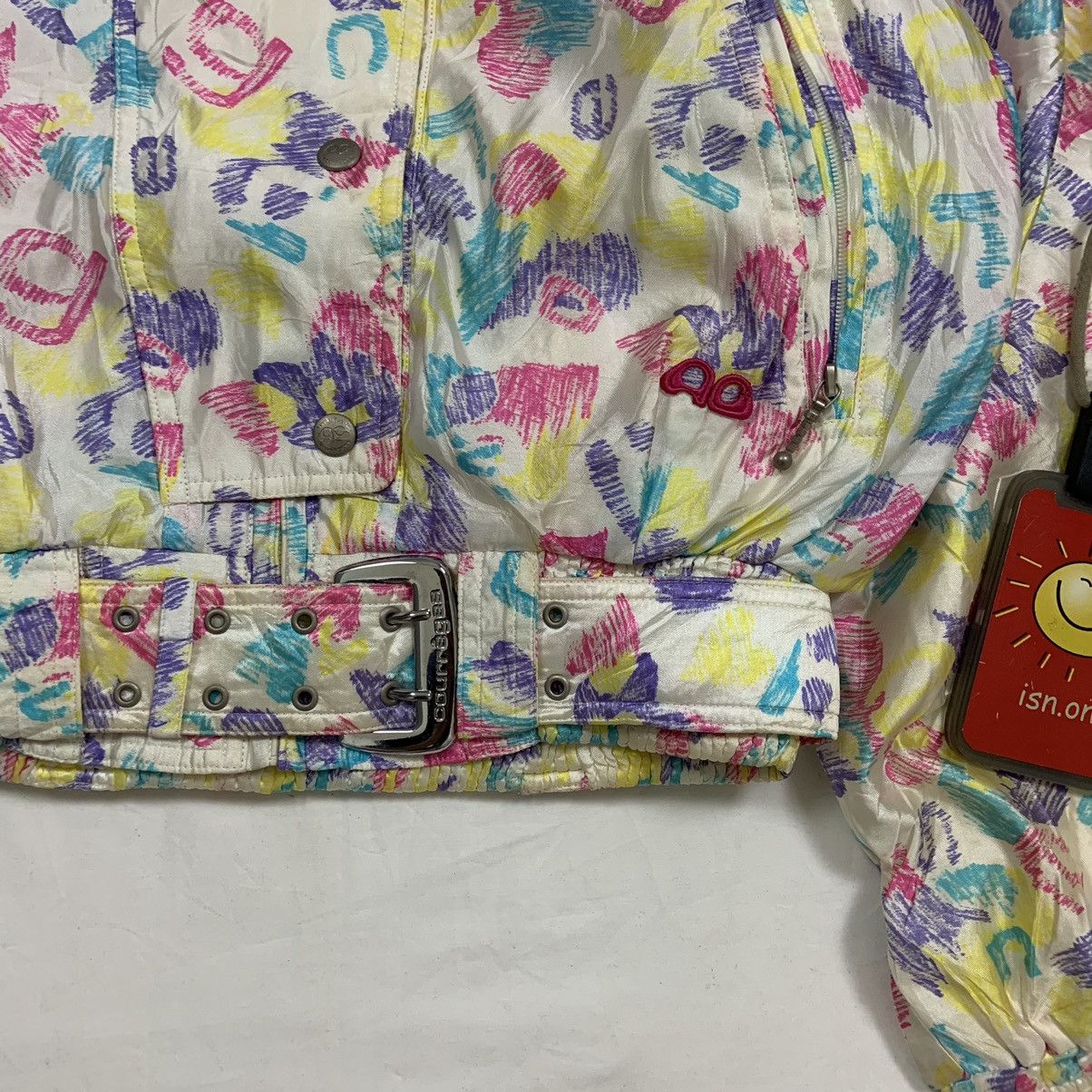 Courreges Vintage Courreges Paris Over Print Ski Jacket Size M / US 6-8 / IT 42-44 - 4 Thumbnail