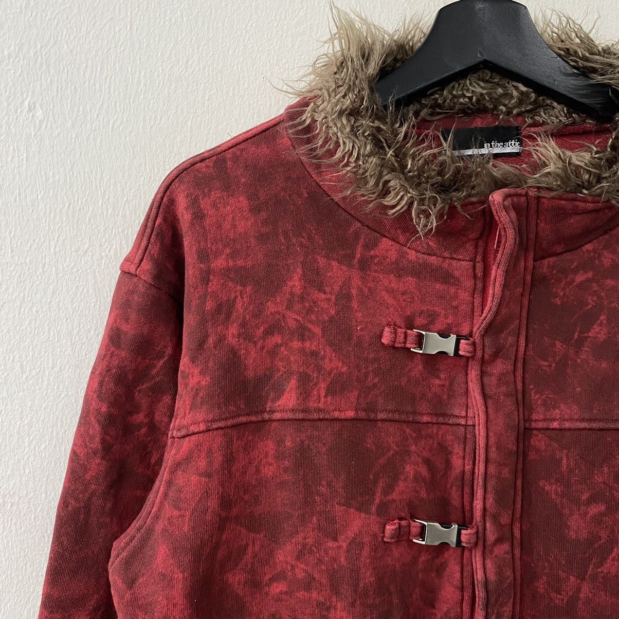 If Six Was Nine × In The Attic × Le Grande Bleu (L.G.B.) In The Attic Raccoon Fur Sweater Zipper Clip Size US L / EU 52-54 / 3 - 3 Thumbnail