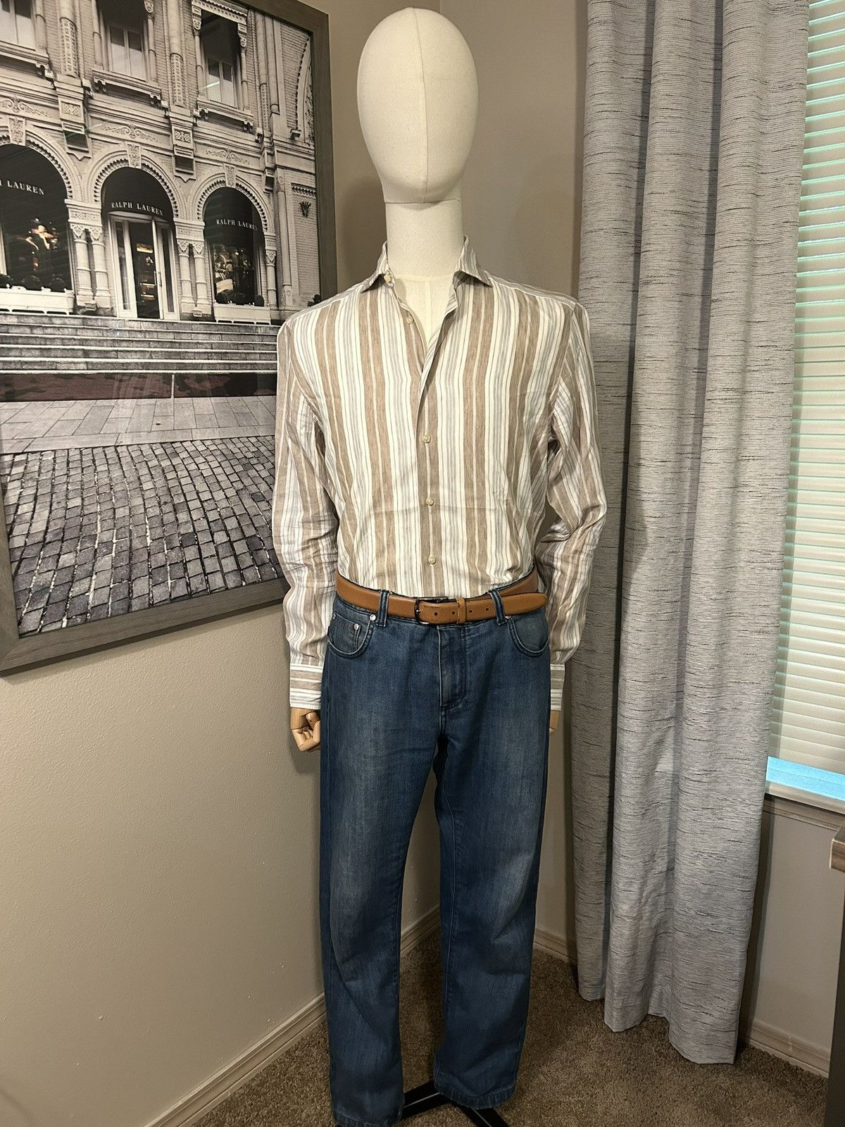 Suitsupply Suitsupply Striped Shirt Size US M / EU 48-50 / 2 - 1 Thumbnail
