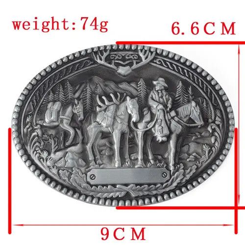 Designer Modern Vintage Belt Riveted Belts Menswear Accessories Size ONE SIZE - 4 Thumbnail