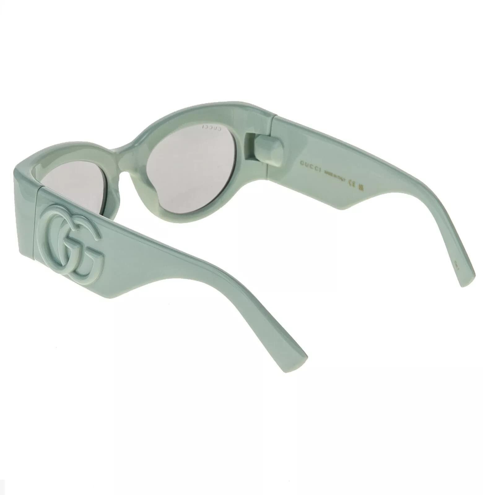 Gucci GUCCI LIDO 1544 Sage Green Oval Gg1544S Sunglasses 003 Size ONE SIZE - 7 Thumbnail