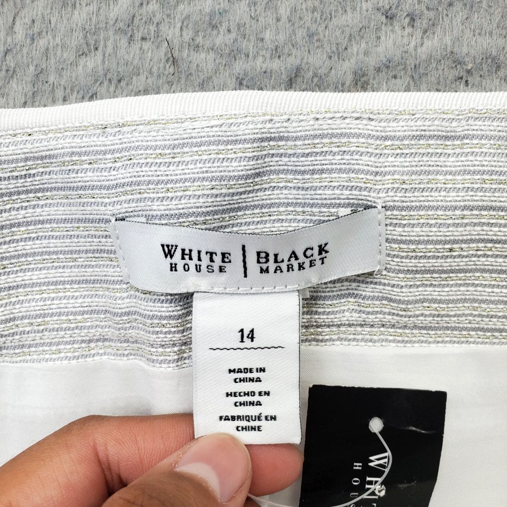 White House Black Market White House Black Market Mini Skirt Womens Size 14 Multicolor Tweed High Waist Side Zip Skirt Womens 14 Tweed Zip NWT Modern Outdoor Casual 90s Size 36" / US 14 / IT 50 - 5 Thumbnail