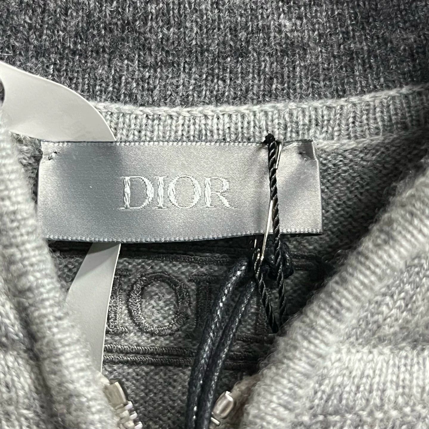 Dior Dior 2026 Zip Logo Hooded Cashmere Sweater Size US L / EU 52-54 / 3 - 4 Thumbnail