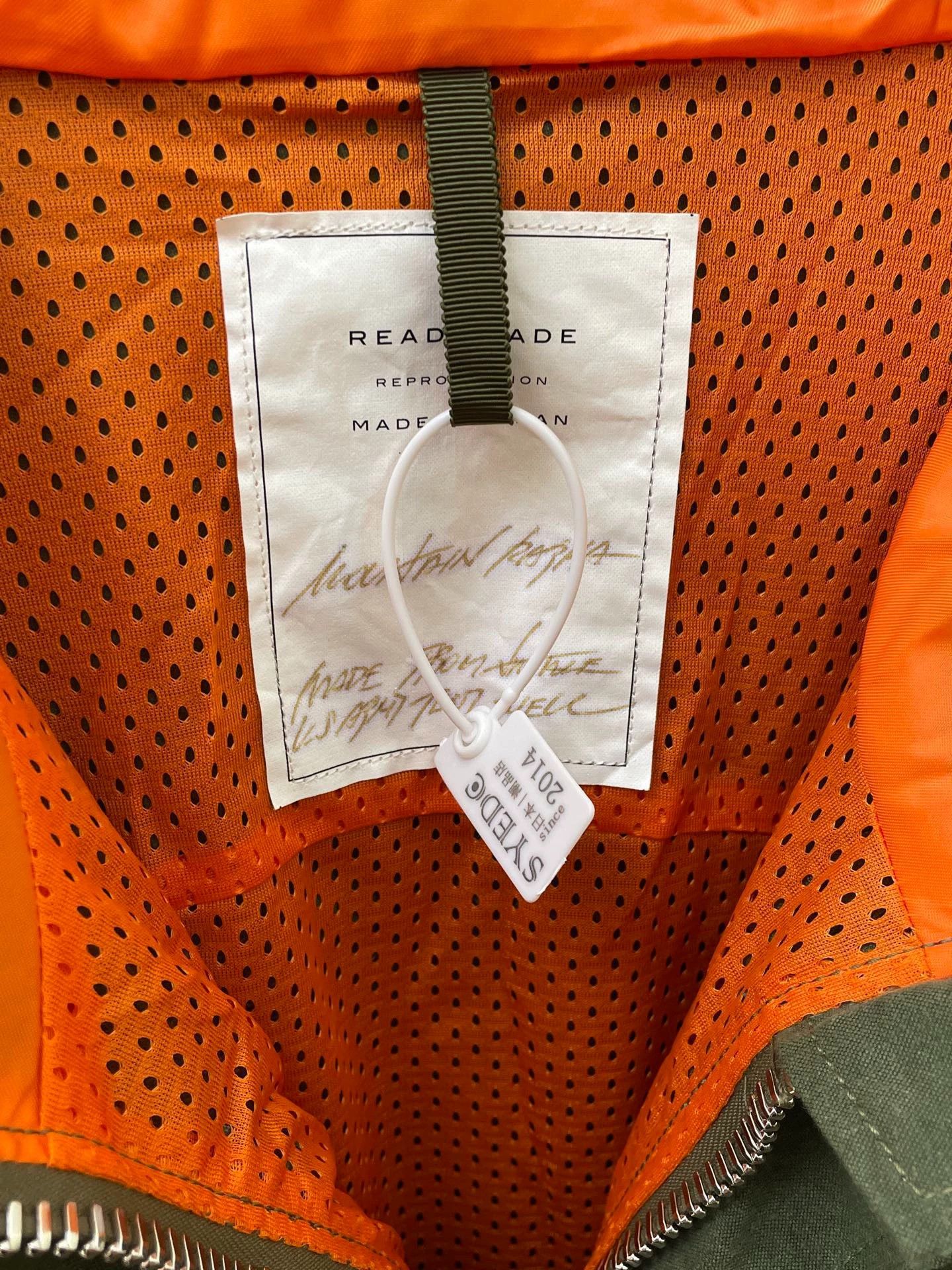 READYMADE Readymade Military Jacket Olive w/Orange Lining Size 2 New Size US M / EU 48-50 / 2 - 4 Thumbnail