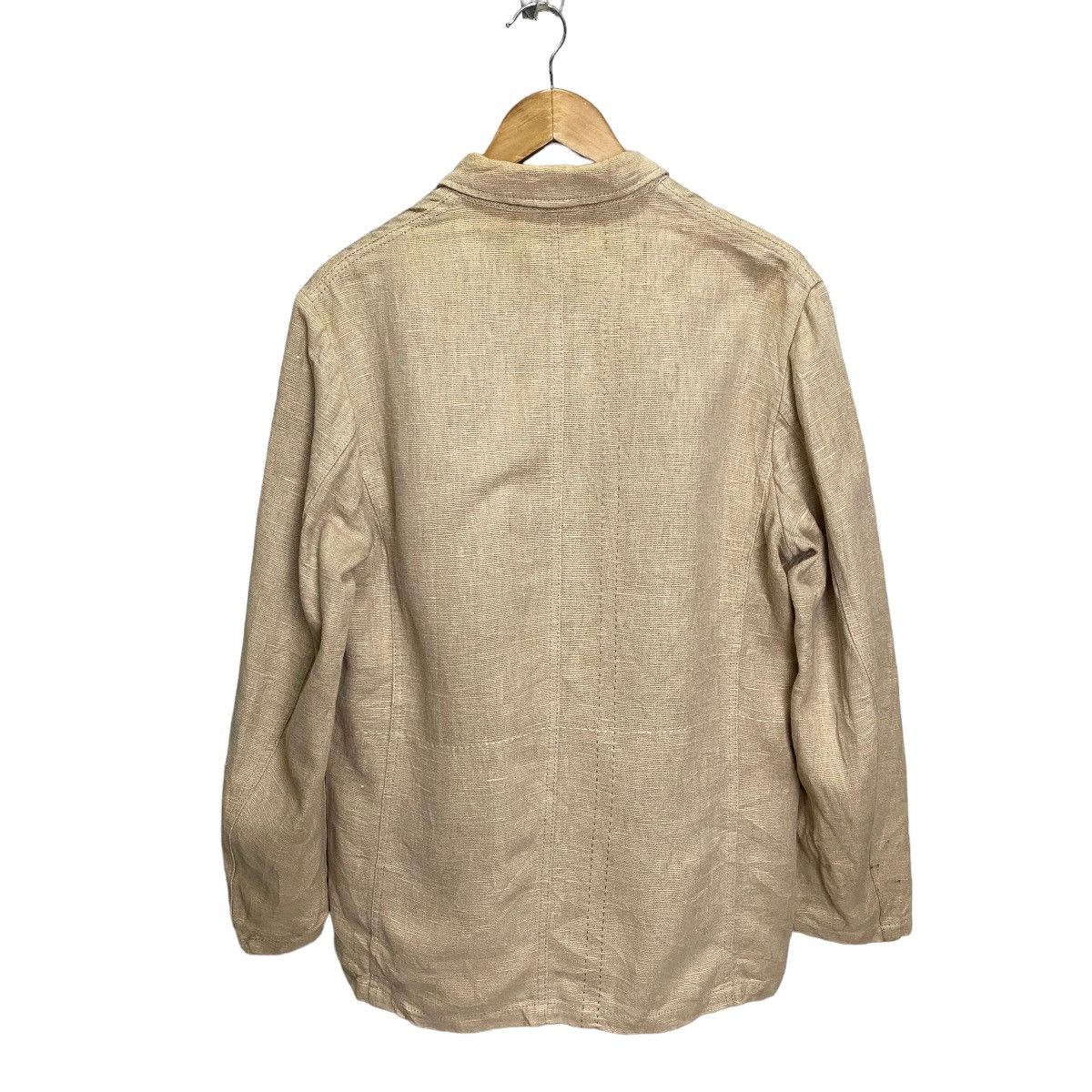Japanese Brand × PPFM × Vintage PPFM linen punk style blazer coat Size 36R - 4 Thumbnail