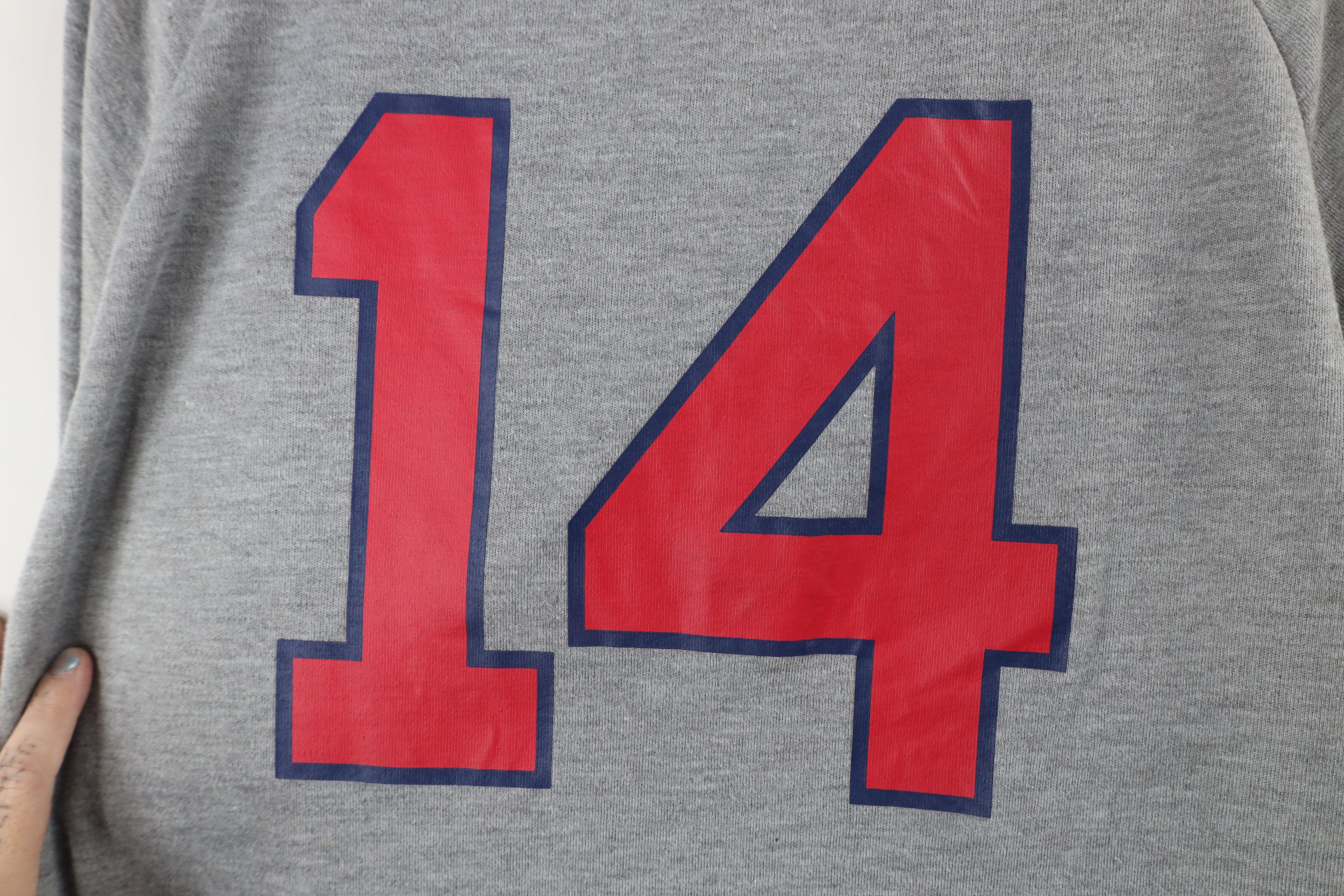 Vintage Vintage Spell Out Cleveland Indians Baseball Jersey Gray Size US XL / EU 56 / 4 - 10 Thumbnail