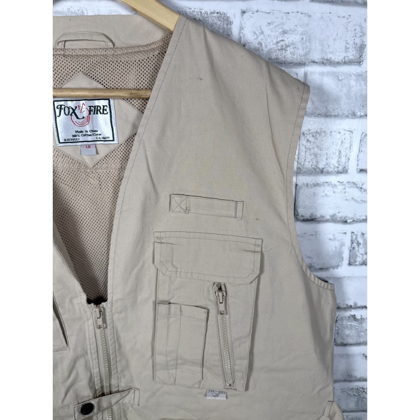 Vintage VINTAGE FOXFIRE Beige Safari Style Vest Mens L Size US L / EU 52-54 / 3 - 3 Thumbnail