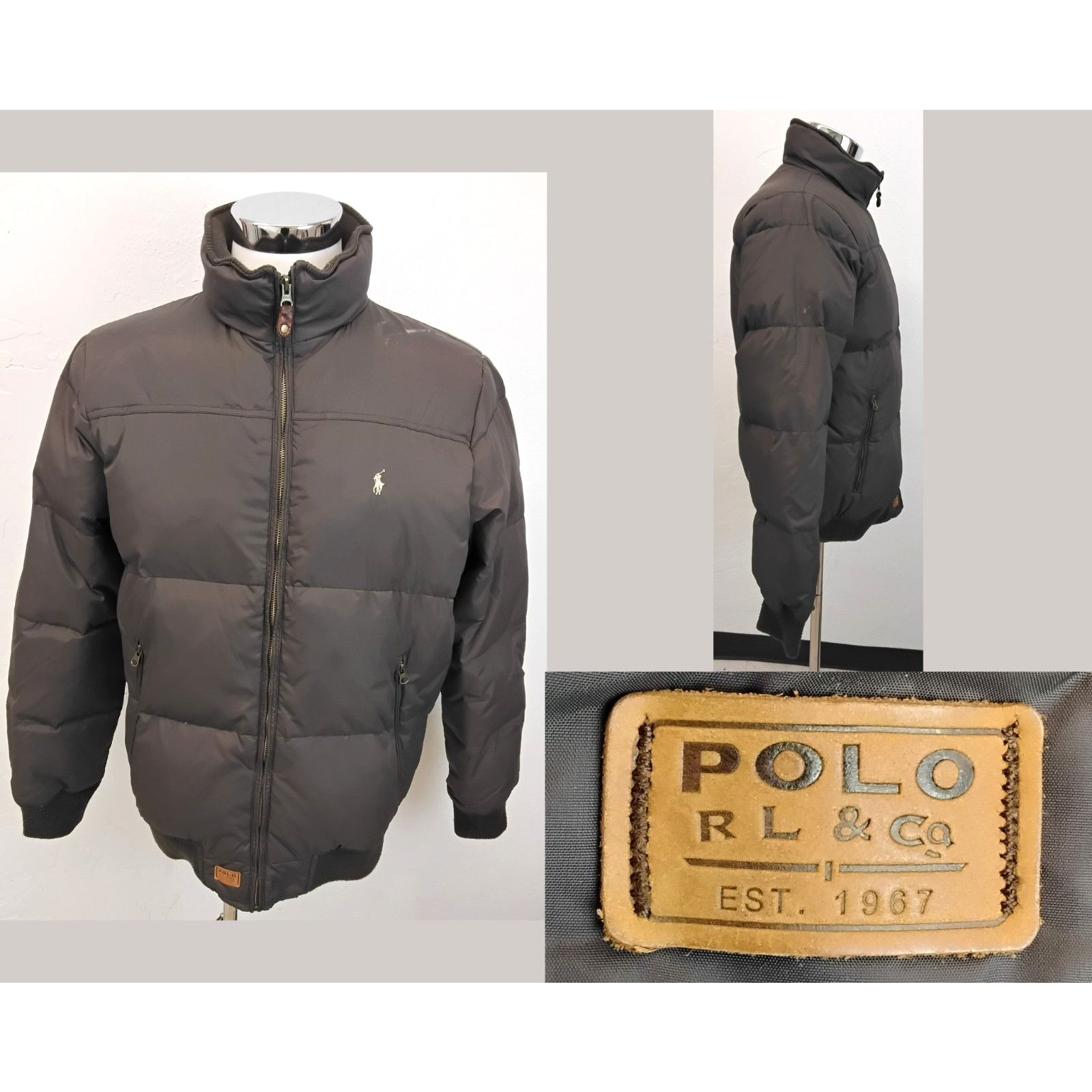 Polo Ralph Lauren Polo Ralph Lauren Down Jacket Men's XXL Dark Brown #W4050 Size US XXL / EU 58 / 5 - 1 Thumbnail